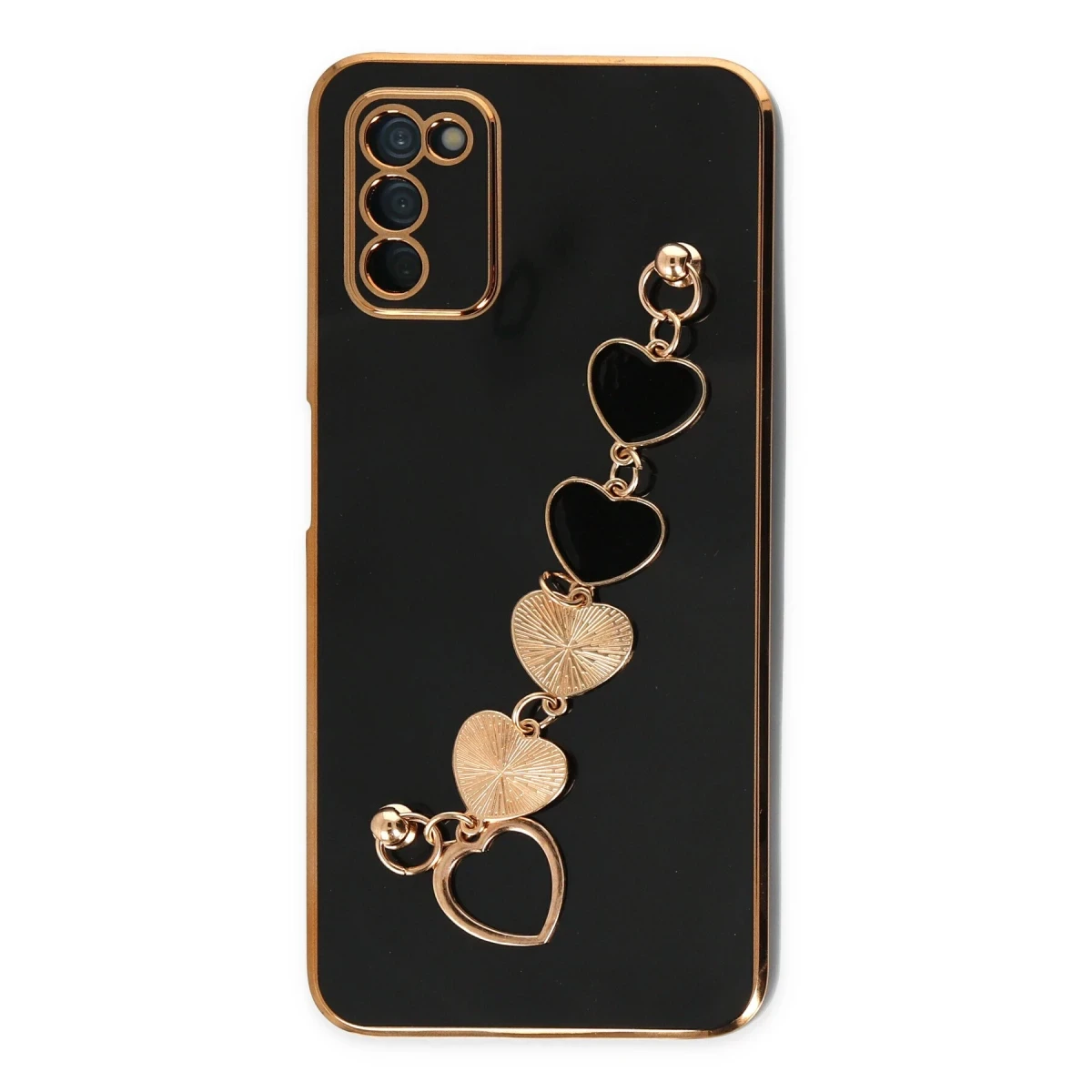 Newface Samsung Galaxy A03S Kılıf Esila Silikon - Siyah — görsel 5