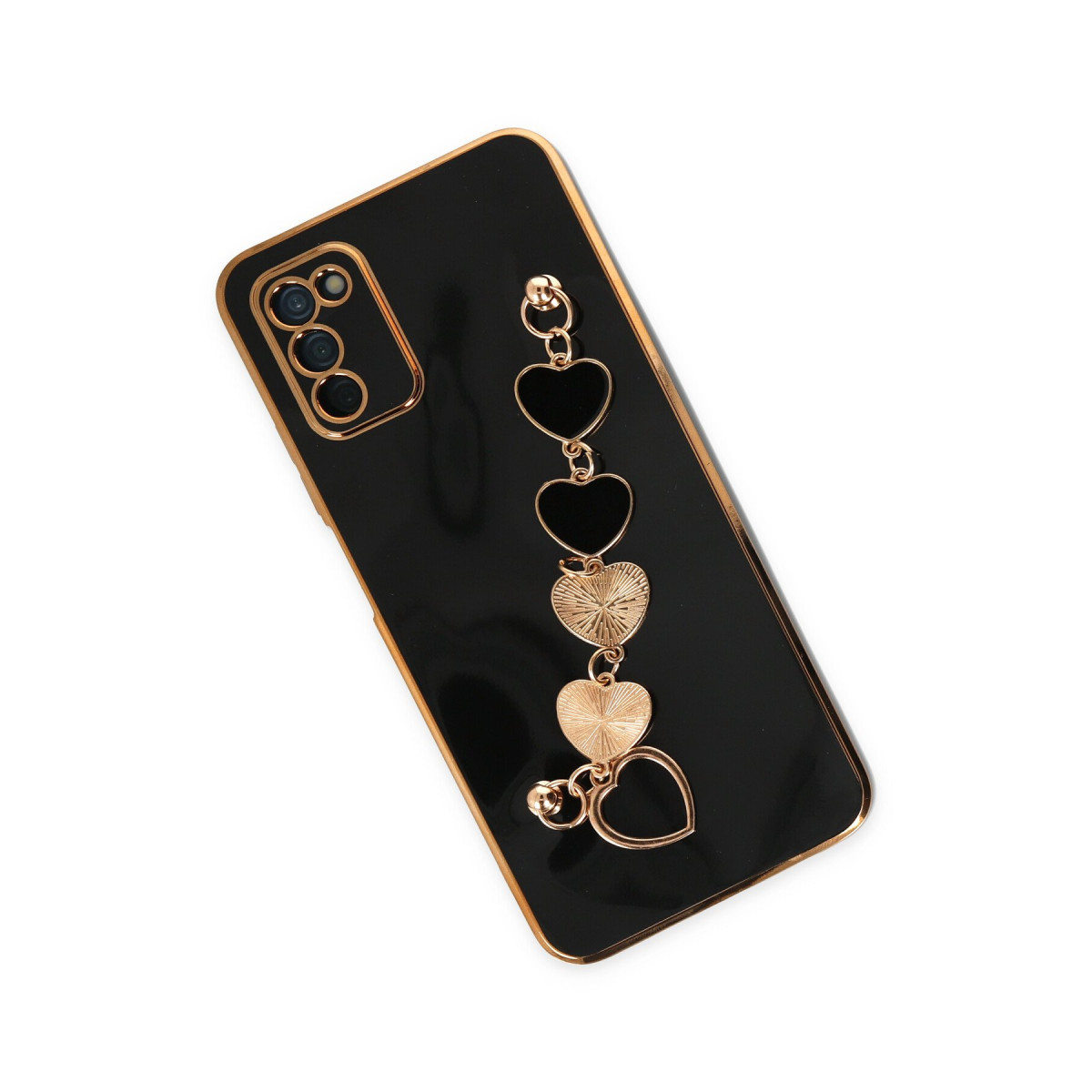 Newface Samsung Galaxy A03S Kılıf Esila Silikon - Siyah — görsel 9