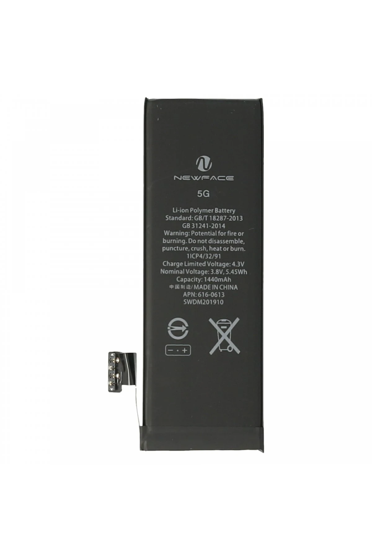 Newface Apple iPhone 5 Uyumlu Batarya (1500mAh)
