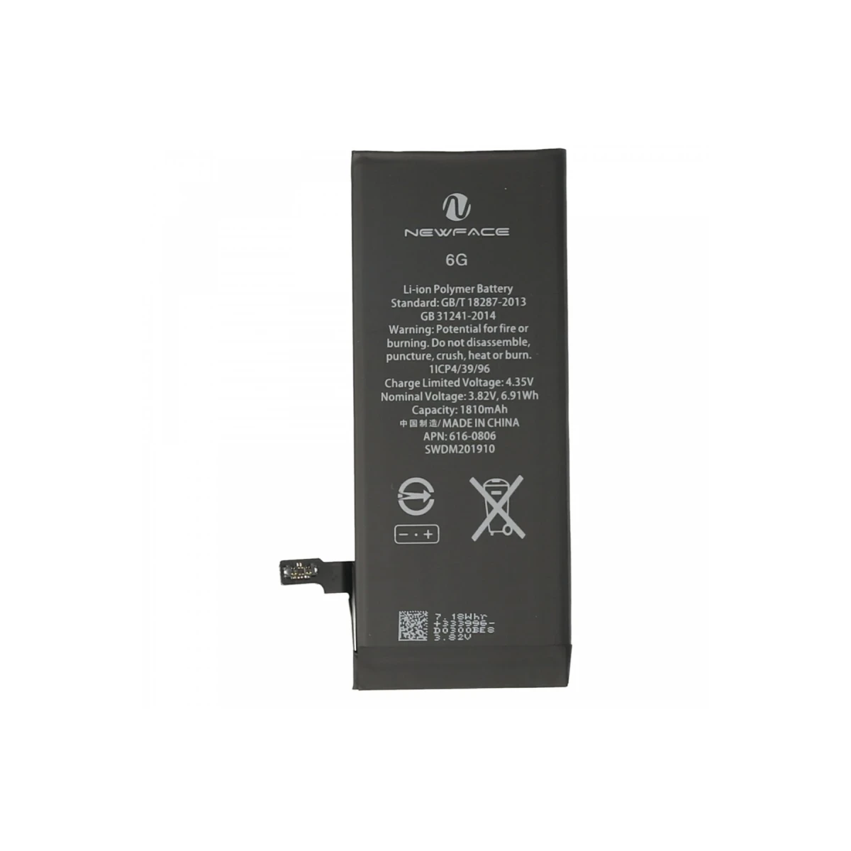 Newface Apple iPhone 6 Uyumlu Batarya (1900mAh) — görsel 3