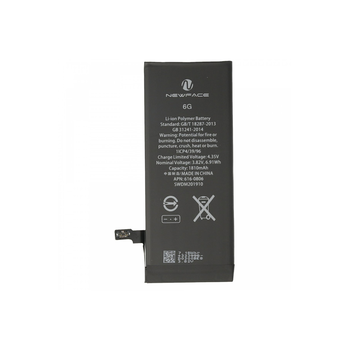 Newface Apple iPhone 6 Uyumlu Batarya (1900mAh) — görsel 5