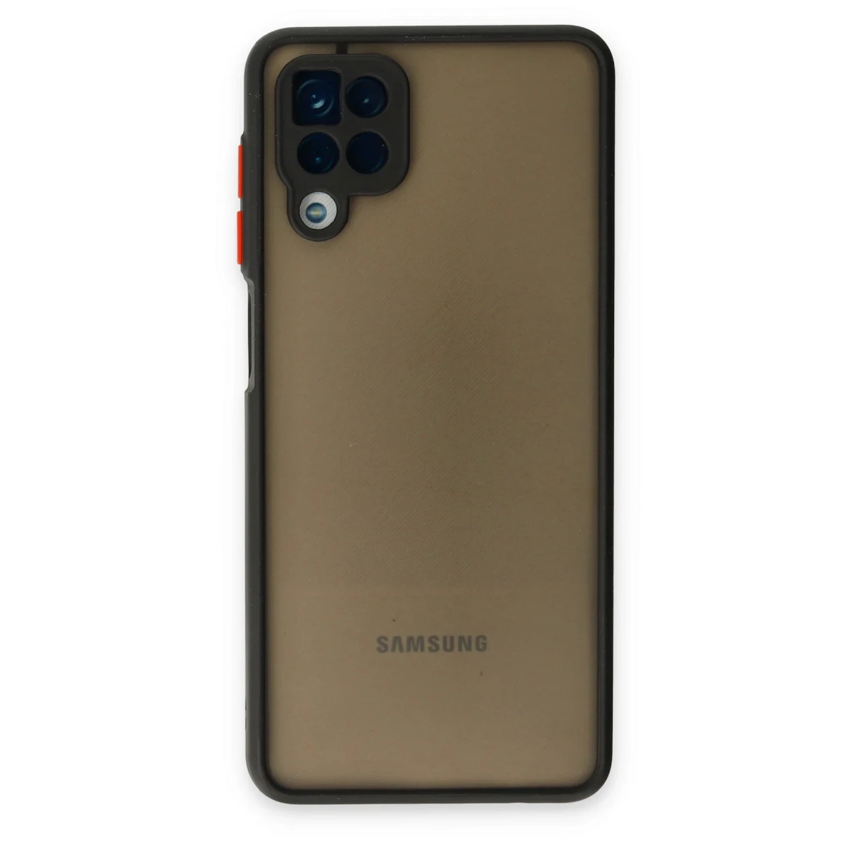 Newface Samsung Galaxy A12 Kılıf Montreal Silikon Kapak - Siyah — görsel 4
