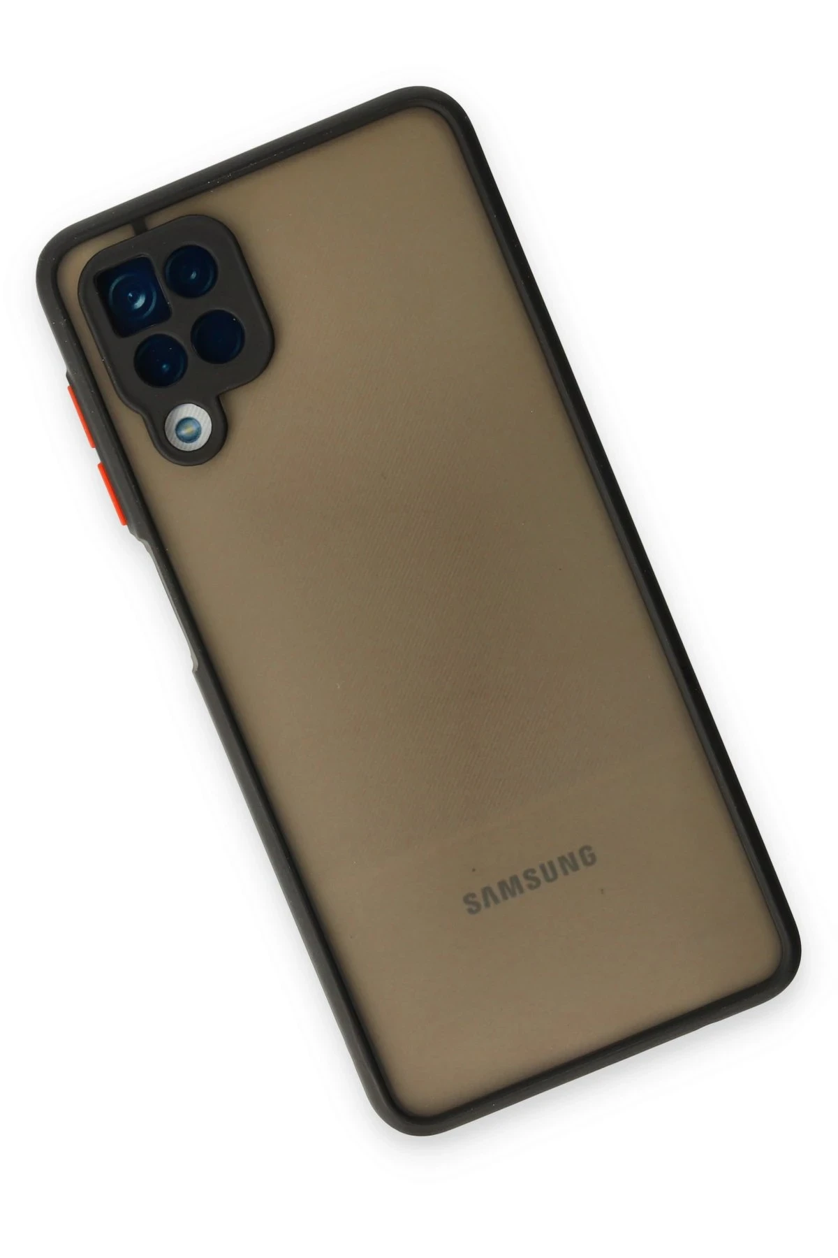 Newface Samsung Galaxy A12 Kılıf Montreal Silikon Kapak - Siyah — görsel 2