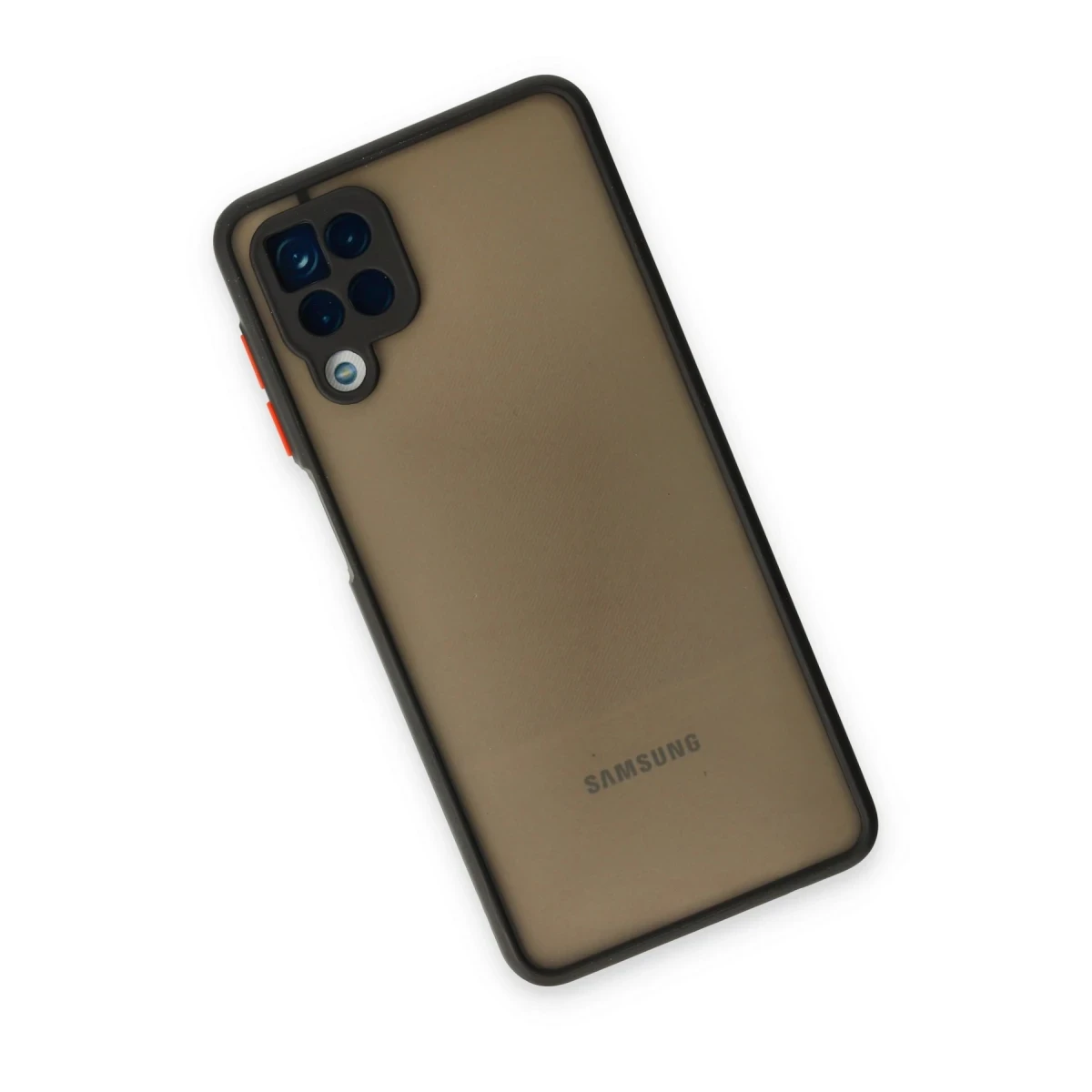 Newface Samsung Galaxy A12 Kılıf Montreal Silikon Kapak - Siyah — görsel 5