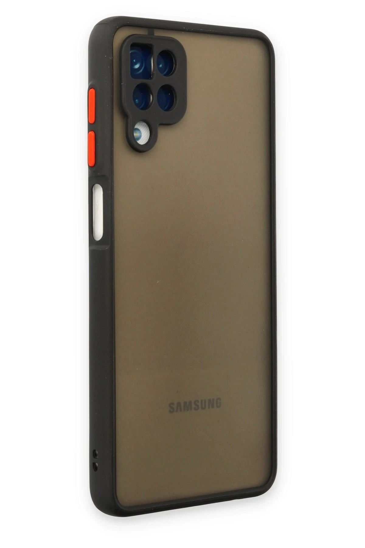 Newface Samsung Galaxy A12 Kılıf Montreal Silikon Kapak - Siyah — görsel 3