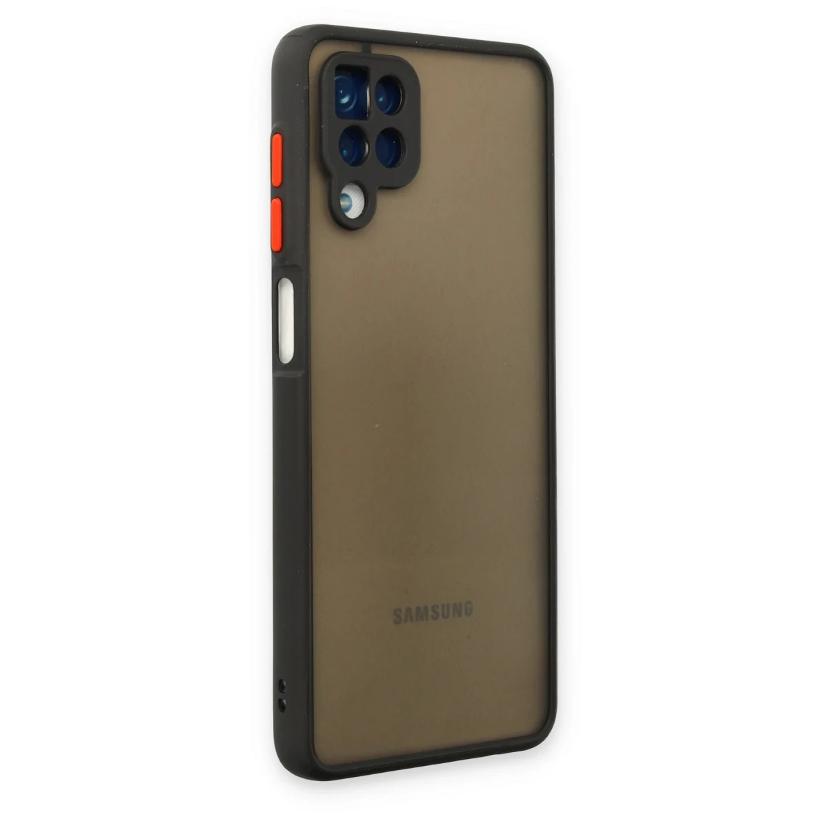 Newface Samsung Galaxy A12 Kılıf Montreal Silikon Kapak - Siyah — görsel 6