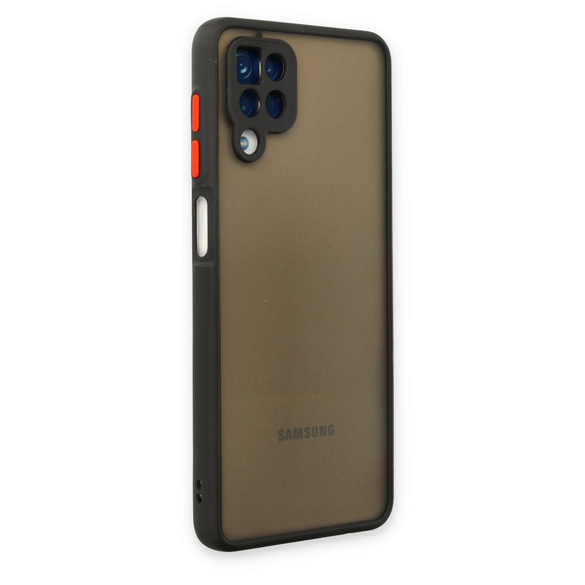Newface Samsung Galaxy A12 Kılıf Montreal Silikon Kapak - Siyah — görsel 9