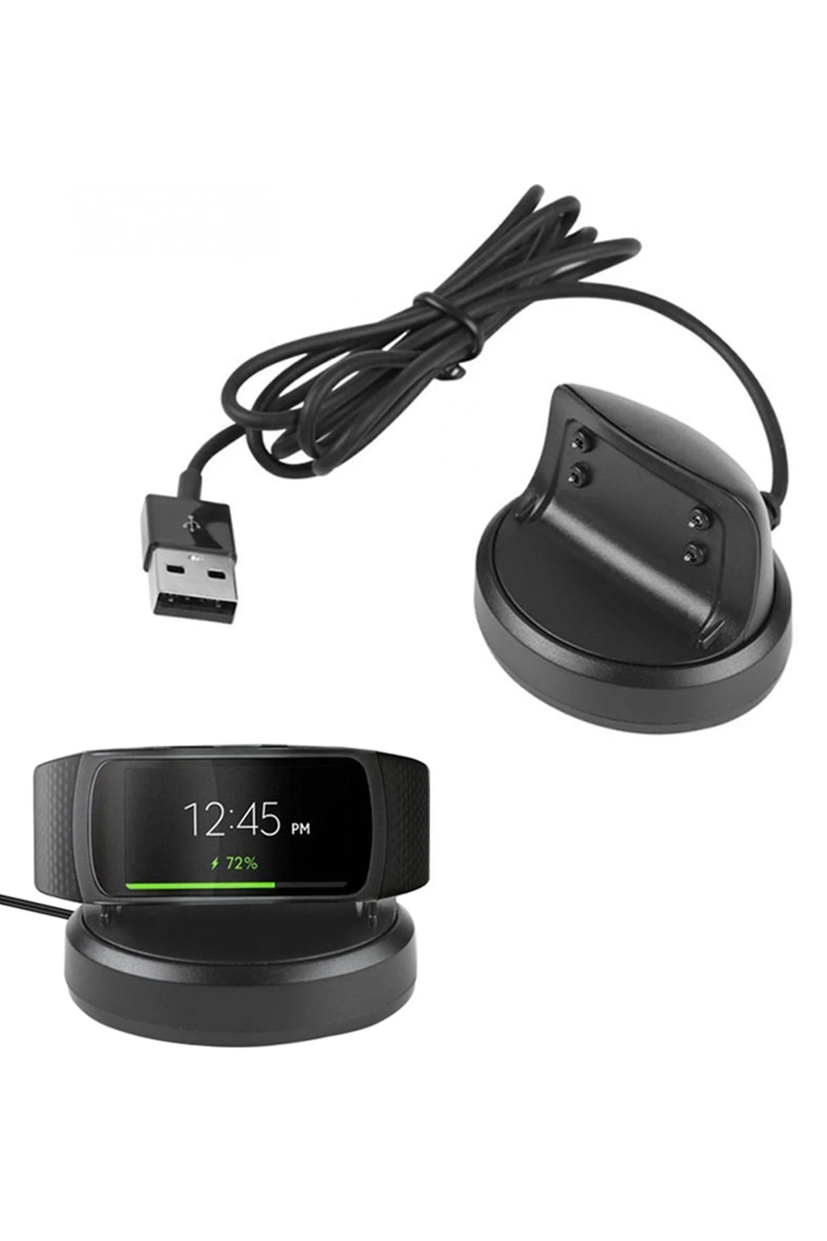 Newface SC05 Şarj Adaptörü 100cm Gear Fit 2/Fit 2 Pro