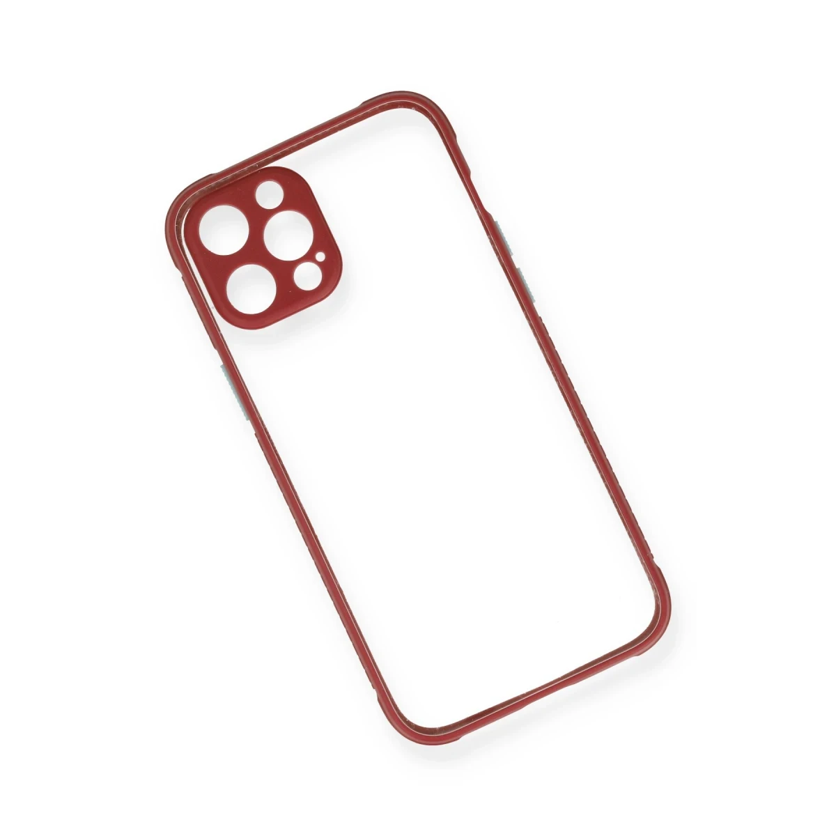 Newface Apple iPhone 12 Kılıf Miami Şeffaf Silikon - Fuşya — görsel 6