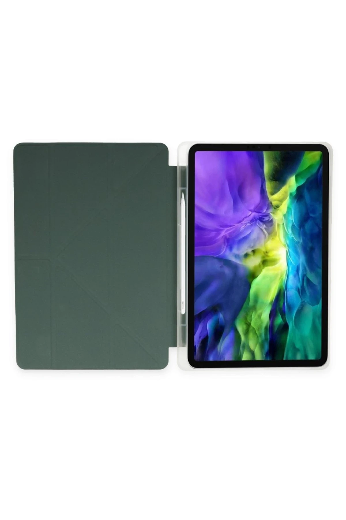 Newface Xiaomi Mi Pad 5 11 Kılıf Kalemlikli Mars Tablet Kılıfı - Koyu Yeşil — görsel 2