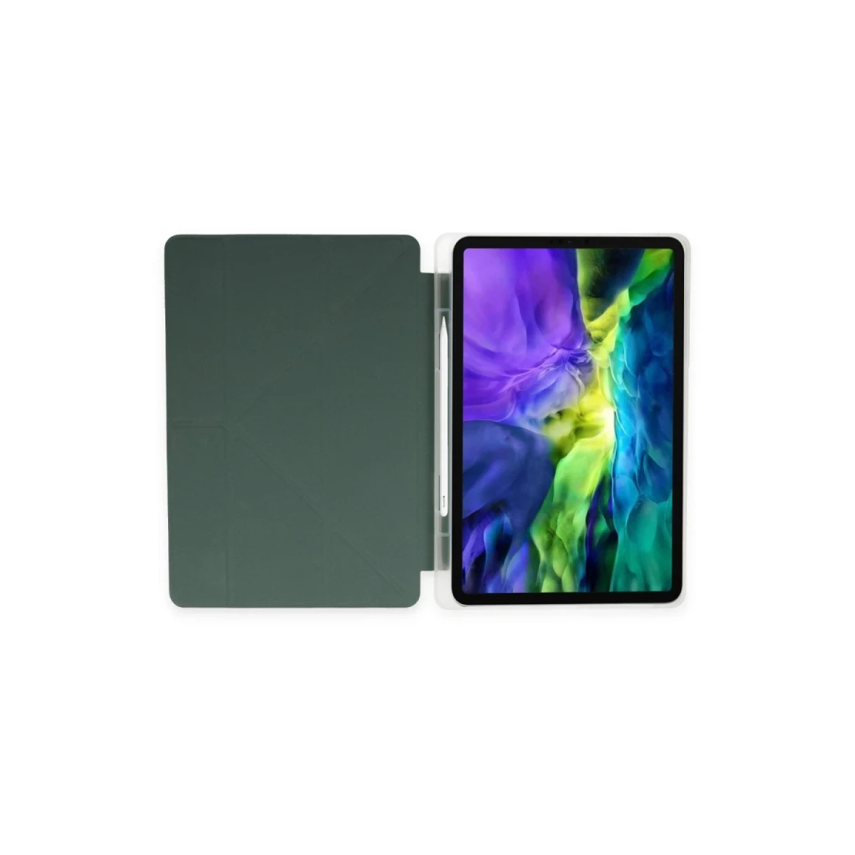 Newface Xiaomi Mi Pad 5 11 Kılıf Kalemlikli Mars Tablet Kılıfı - Koyu Yeşil — görsel 8
