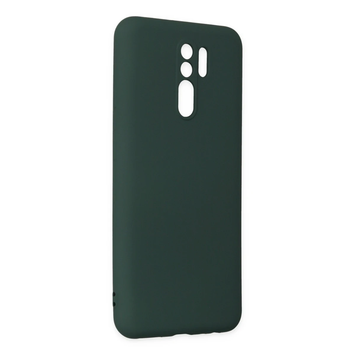 Newface Xiaomi Redmi 9 Kılıf Nano içi Kadife Silikon - Koyu Yeşil — görsel 5