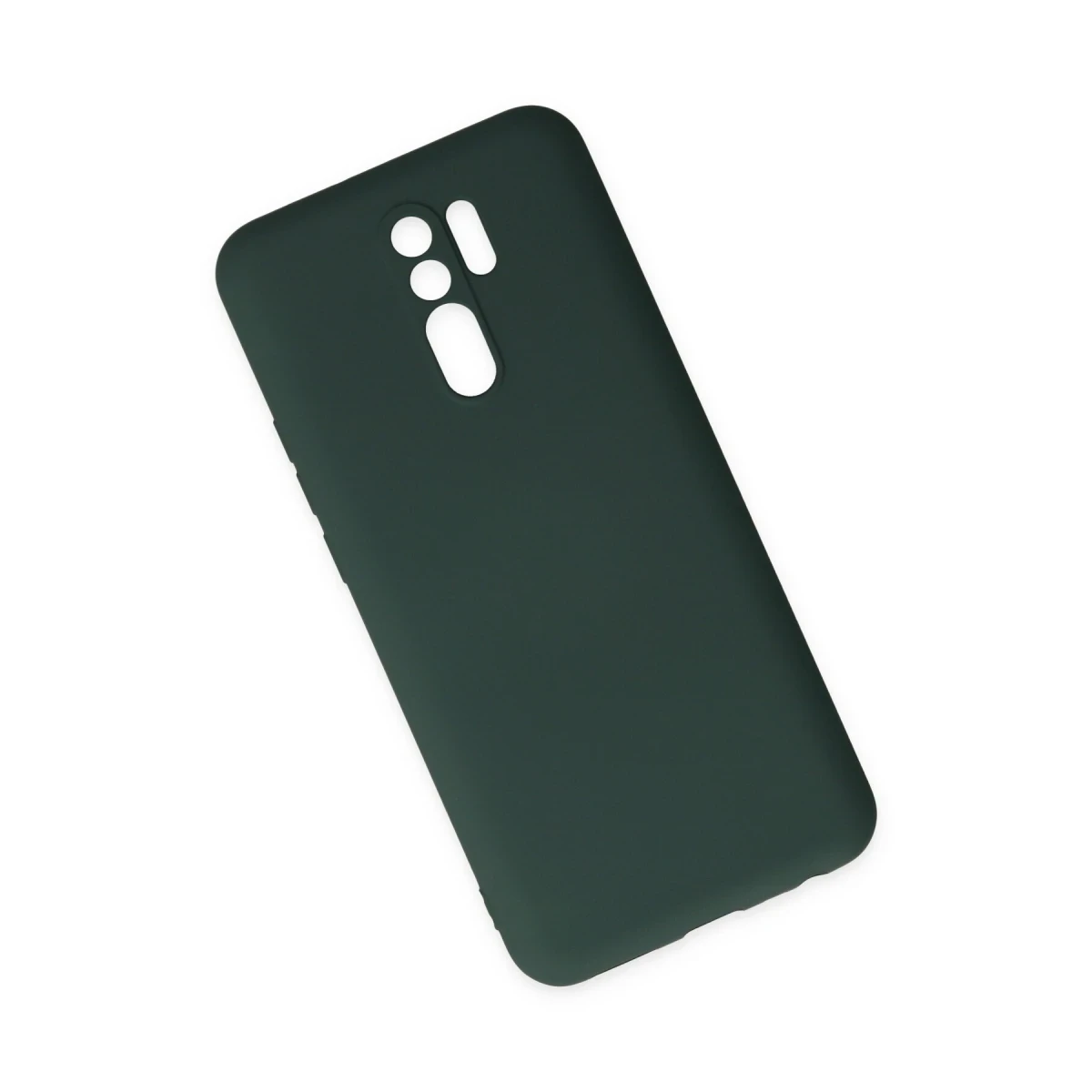 Newface Xiaomi Redmi 9 Kılıf Nano içi Kadife Silikon - Koyu Yeşil — görsel 6