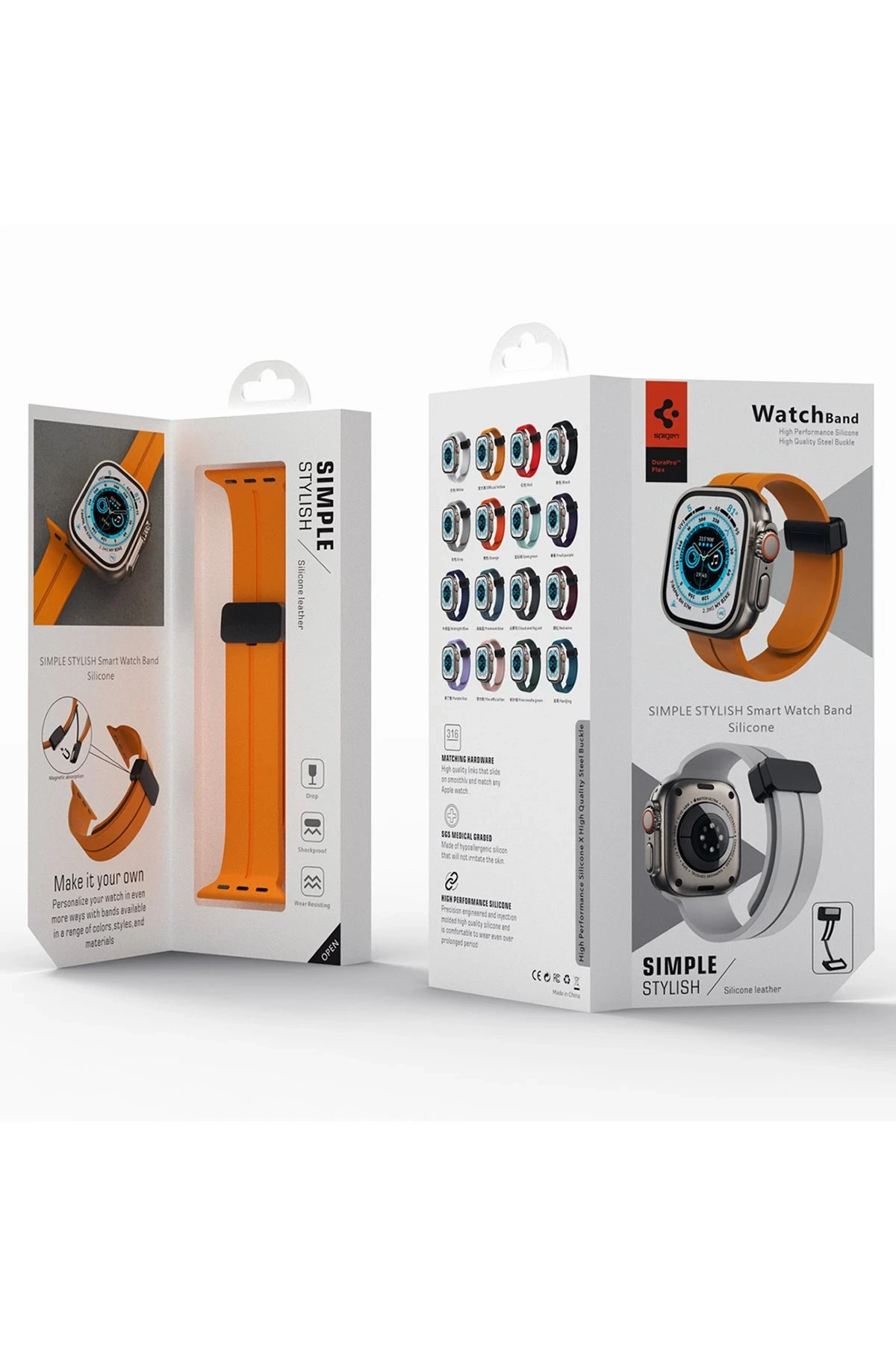 Newface Apple Watch 42mm KR412 Elegance Stylısh Kordon - Siyah — görsel 2