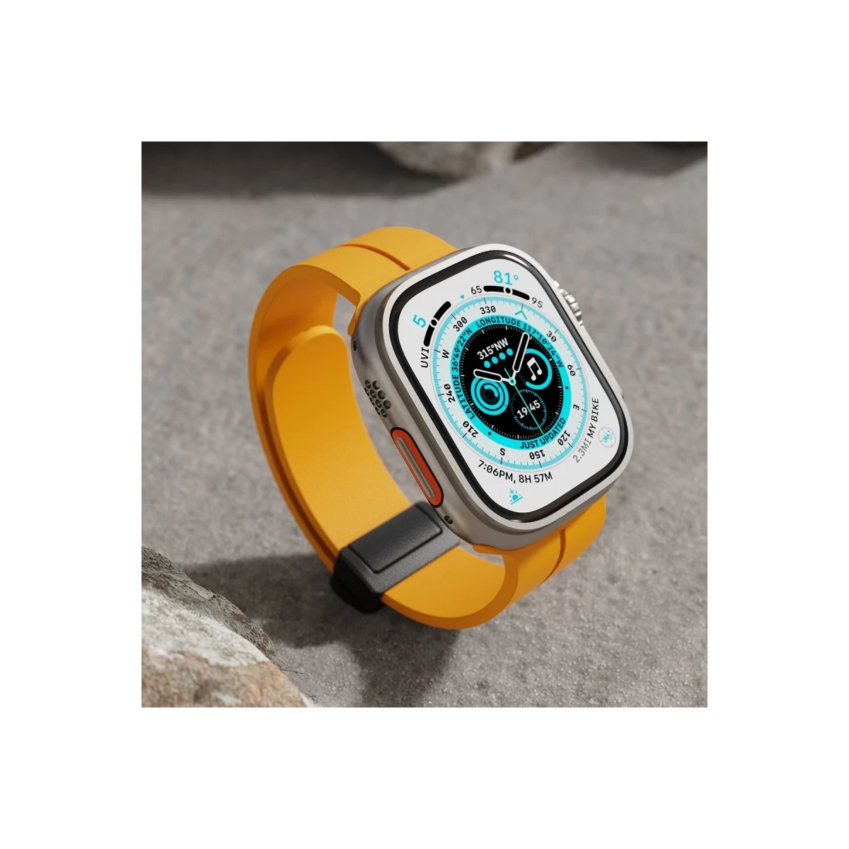 Newface Apple Watch 42mm KR412 Elegance Stylısh Kordon - Siyah — görsel 11