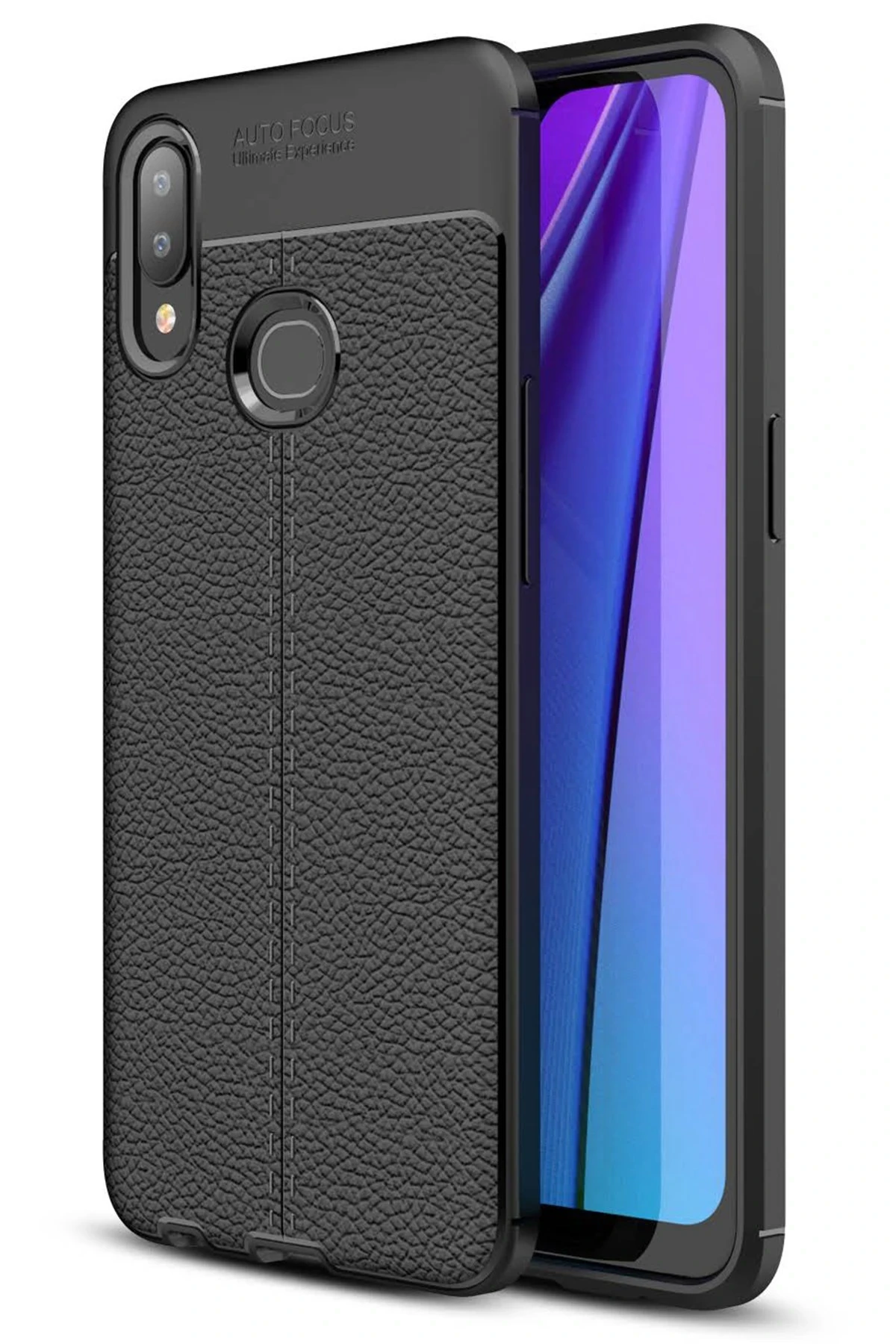 Newface Samsung Galaxy A10S Kılıf Auto Focus Kapak - Siyah