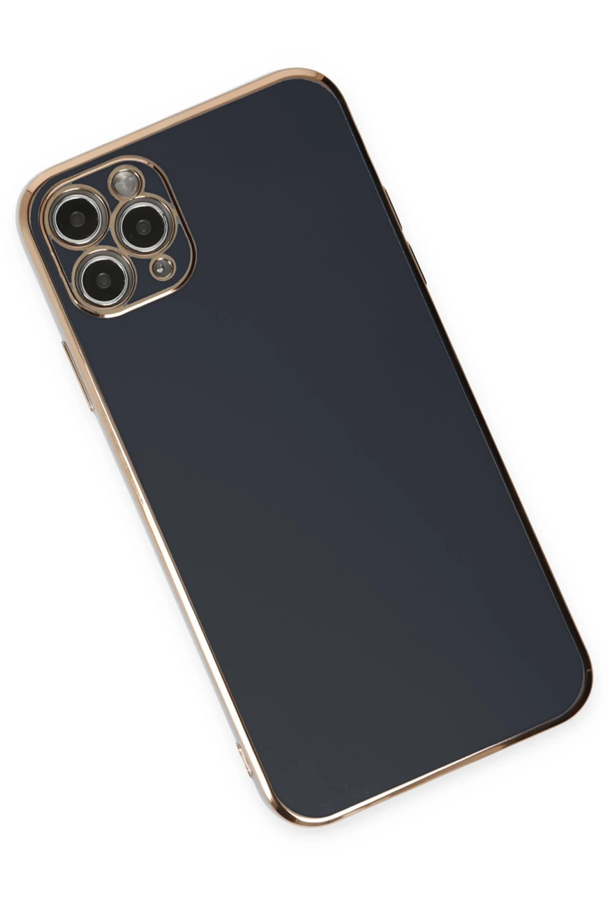 Newface iPhone 11 Pro Max Kılıf Volet Silikon - Siyah