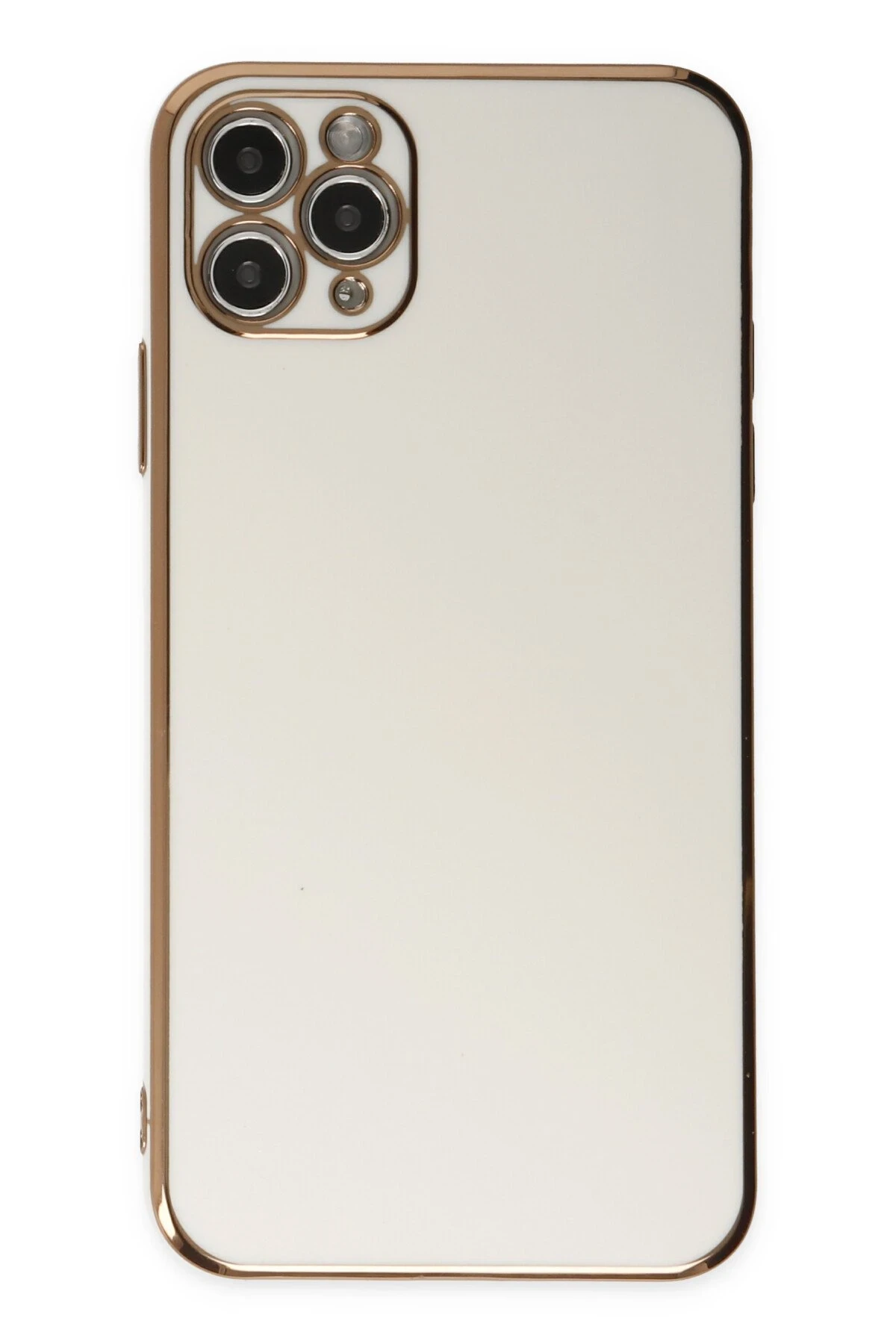 Newface iPhone 11 Pro Max Kılıf Volet Silikon - Beyaz