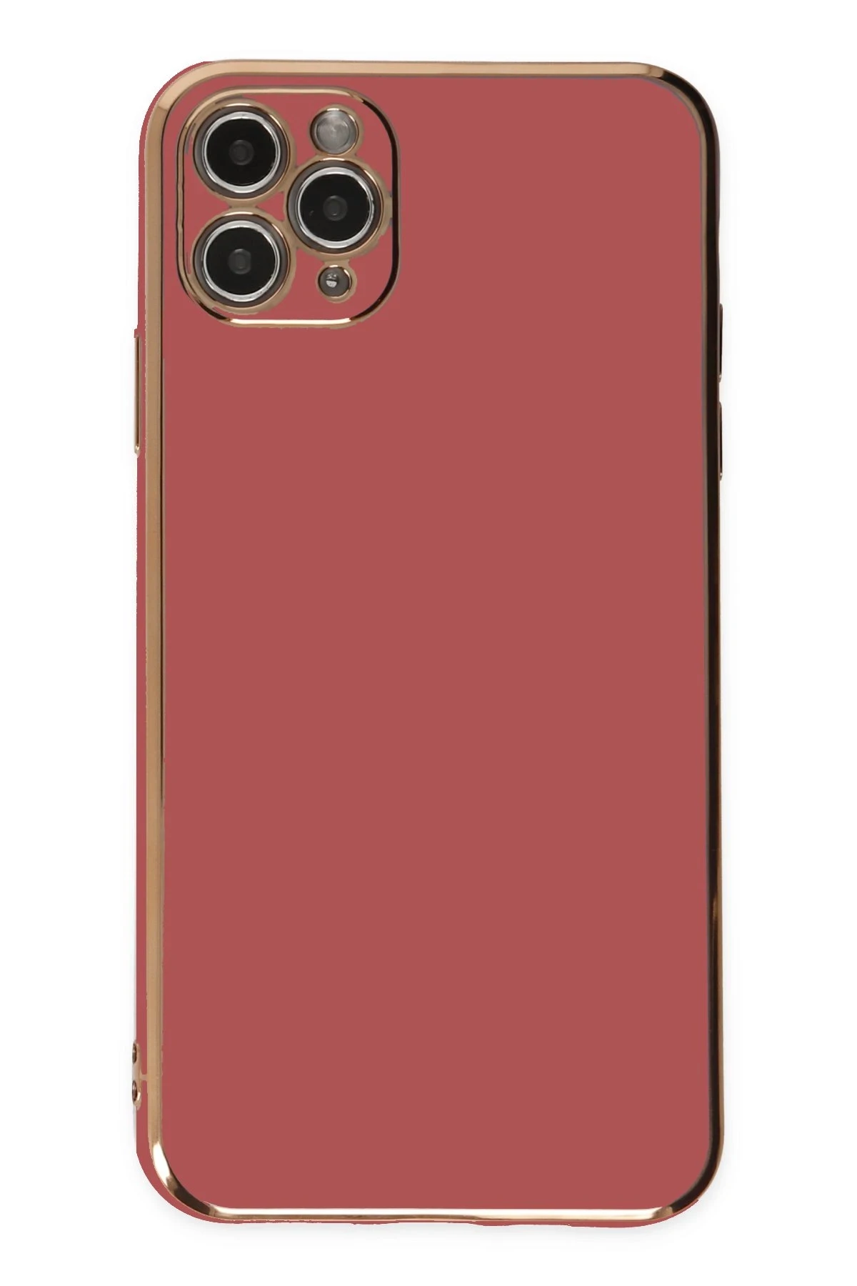 Newface iPhone 11 Pro Max Kılıf Volet Silikon - Kırmızı