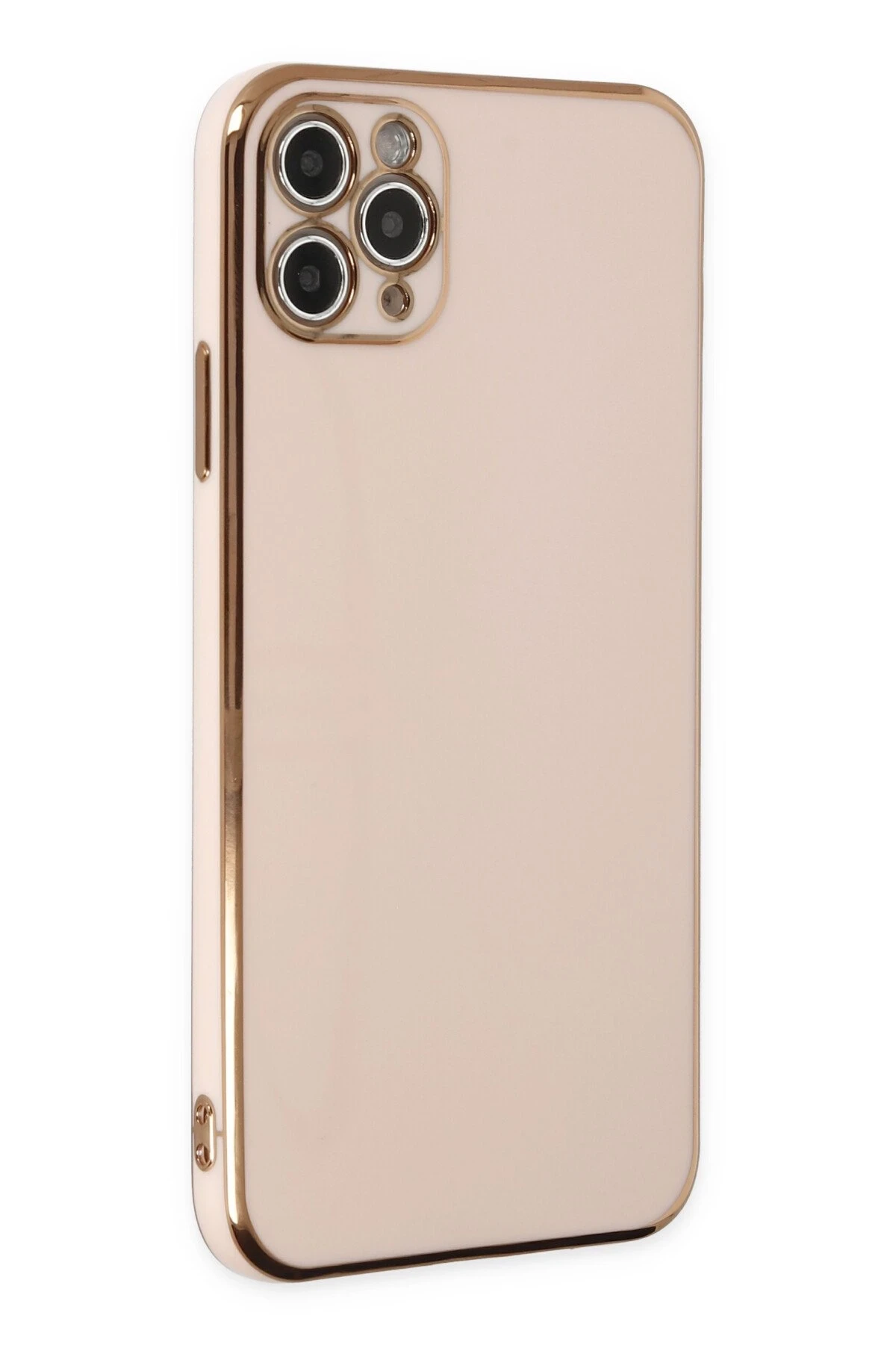 Newface iPhone 11 Pro Max Kılıf Volet Silikon - Pembe