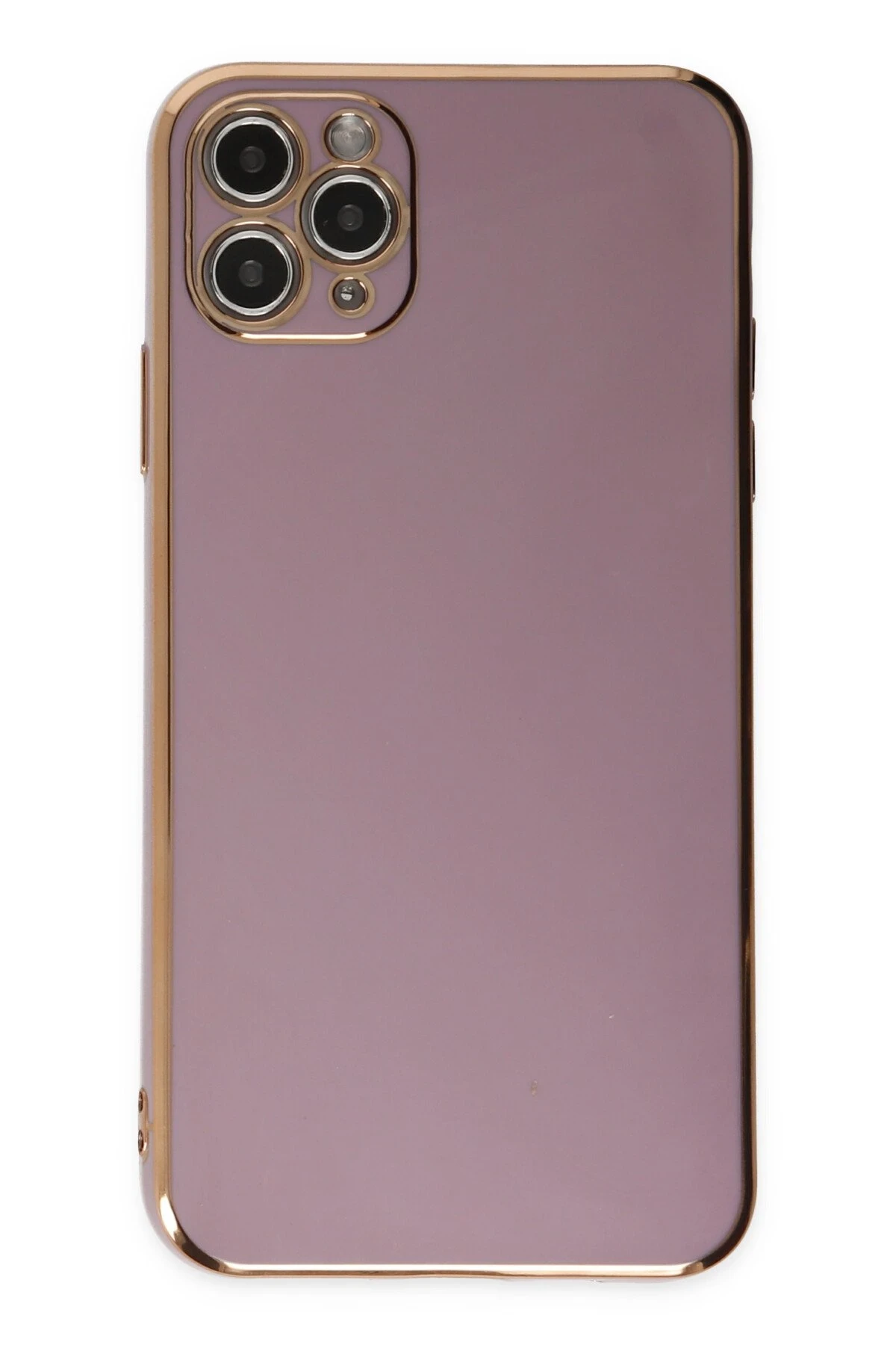 Newface iPhone 11 Pro Max Kılıf Volet Silikon - Mor