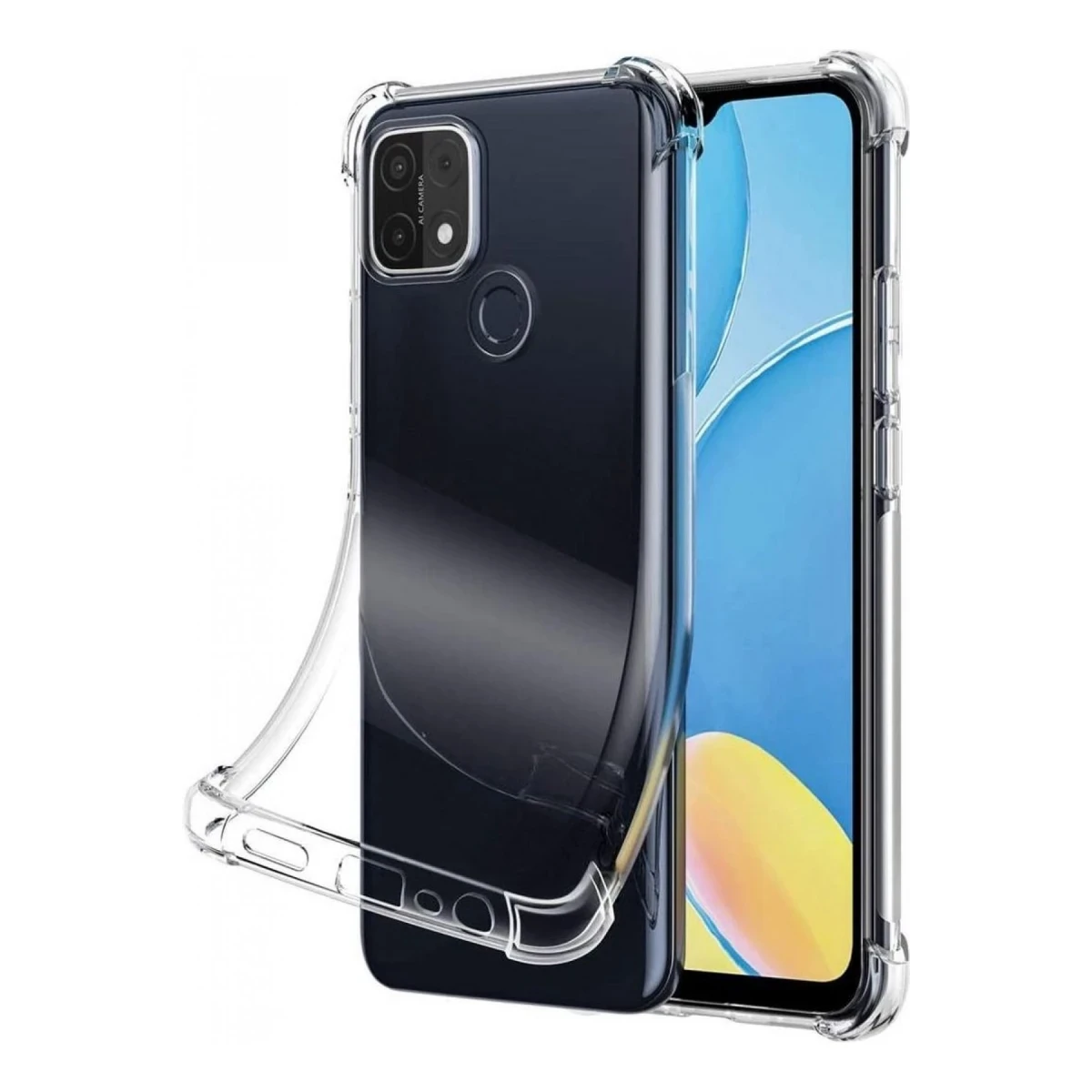Newface Oppo A15 Kılıf Olex Tpu Silikon - Şeffaf — görsel 4