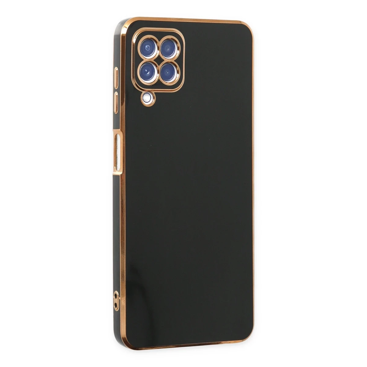 Newface Samsung Galaxy A12 Kılıf Volet Silikon - Siyah — görsel 4