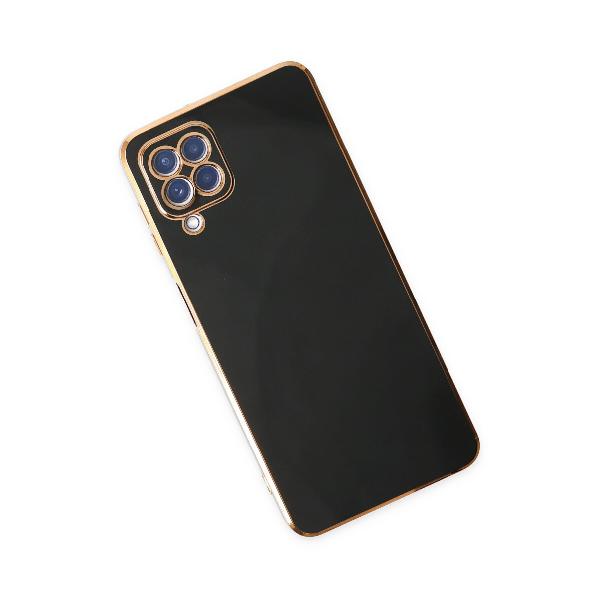 Newface Samsung Galaxy A12 Kılıf Volet Silikon - Siyah — görsel 9