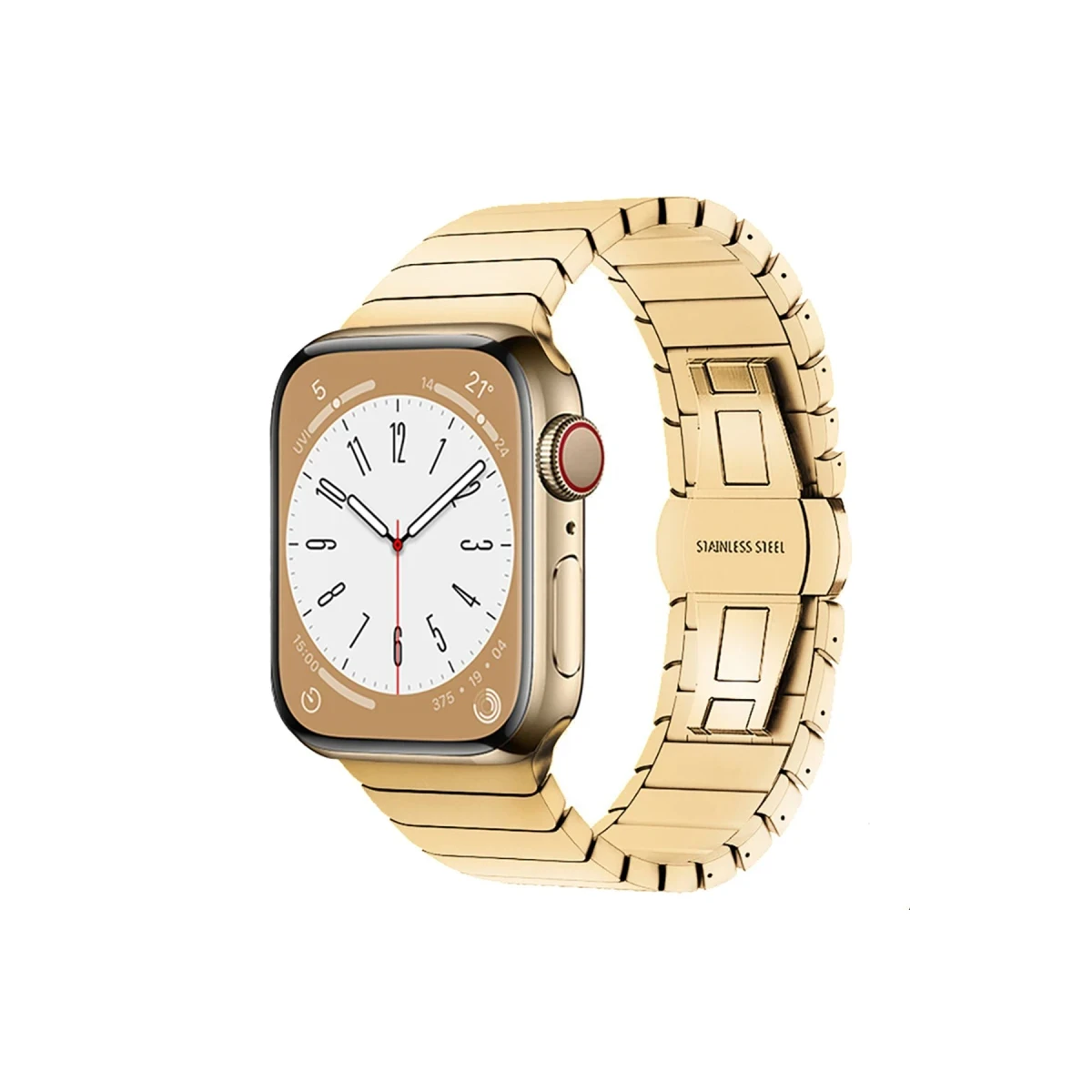 Newface Apple Watch 38mm KR413 Fine Steel Kordon - Gold
