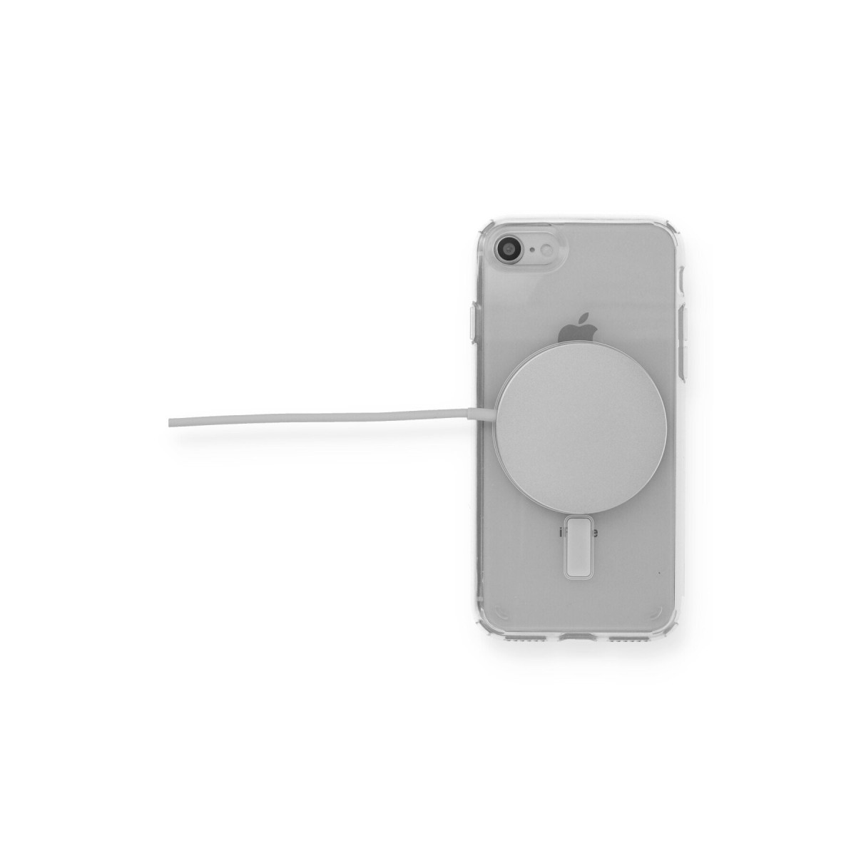 Newface Apple iPhone SE 2020 Kılıf Magneticsafe Şeffaf Silikon - Şeffaf — görsel 11