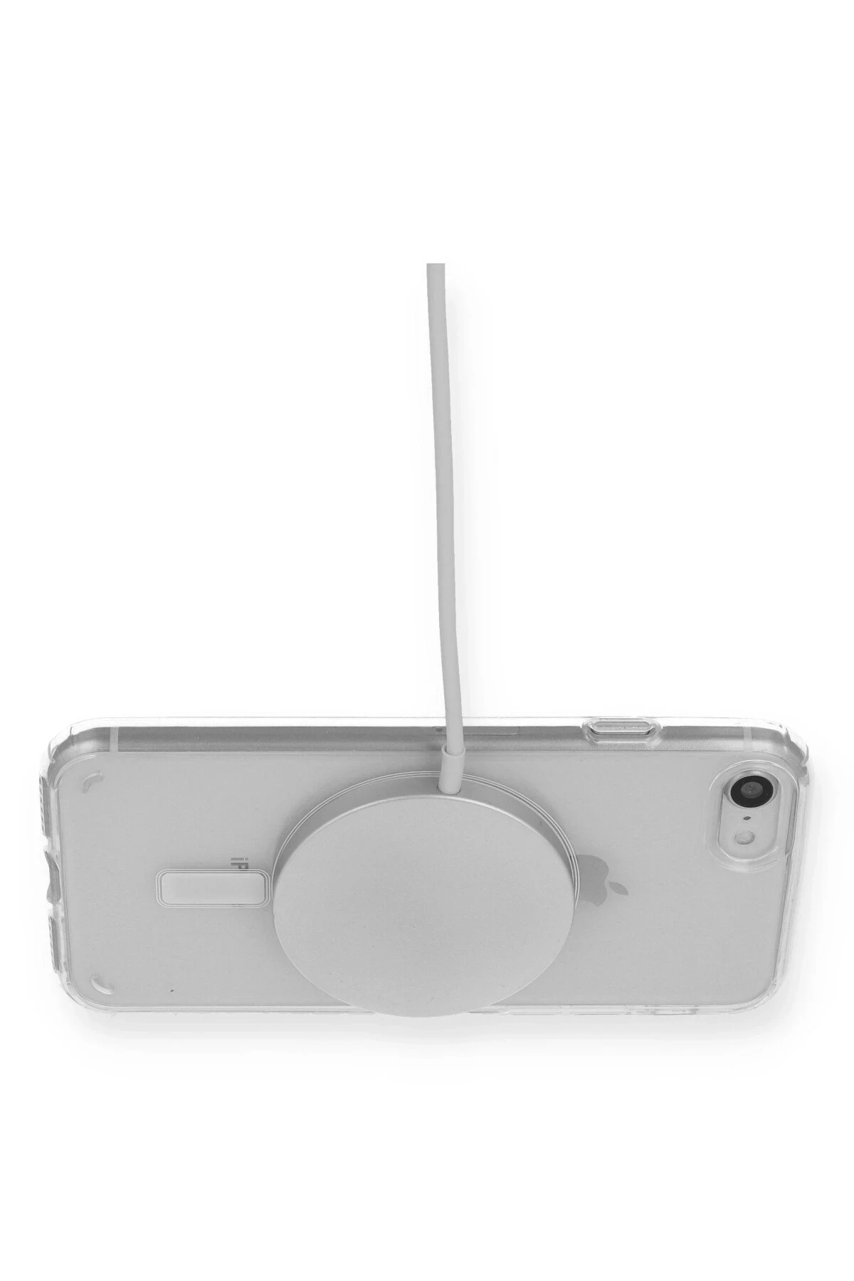 Newface Apple iPhone SE 2020 Kılıf Magneticsafe Şeffaf Silikon - Şeffaf — görsel 4