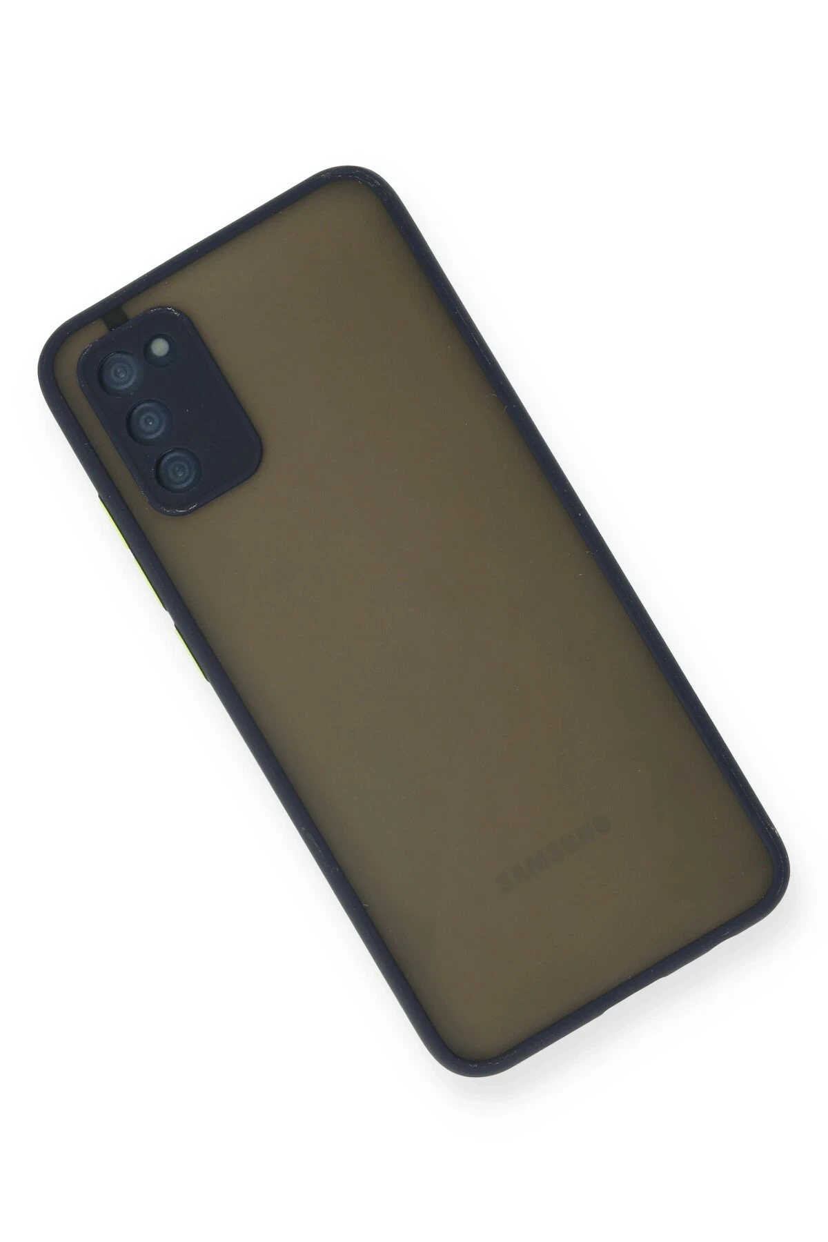 Newface Samsung Galaxy A02S Kılıf Montreal Silikon Kapak - Lacivert