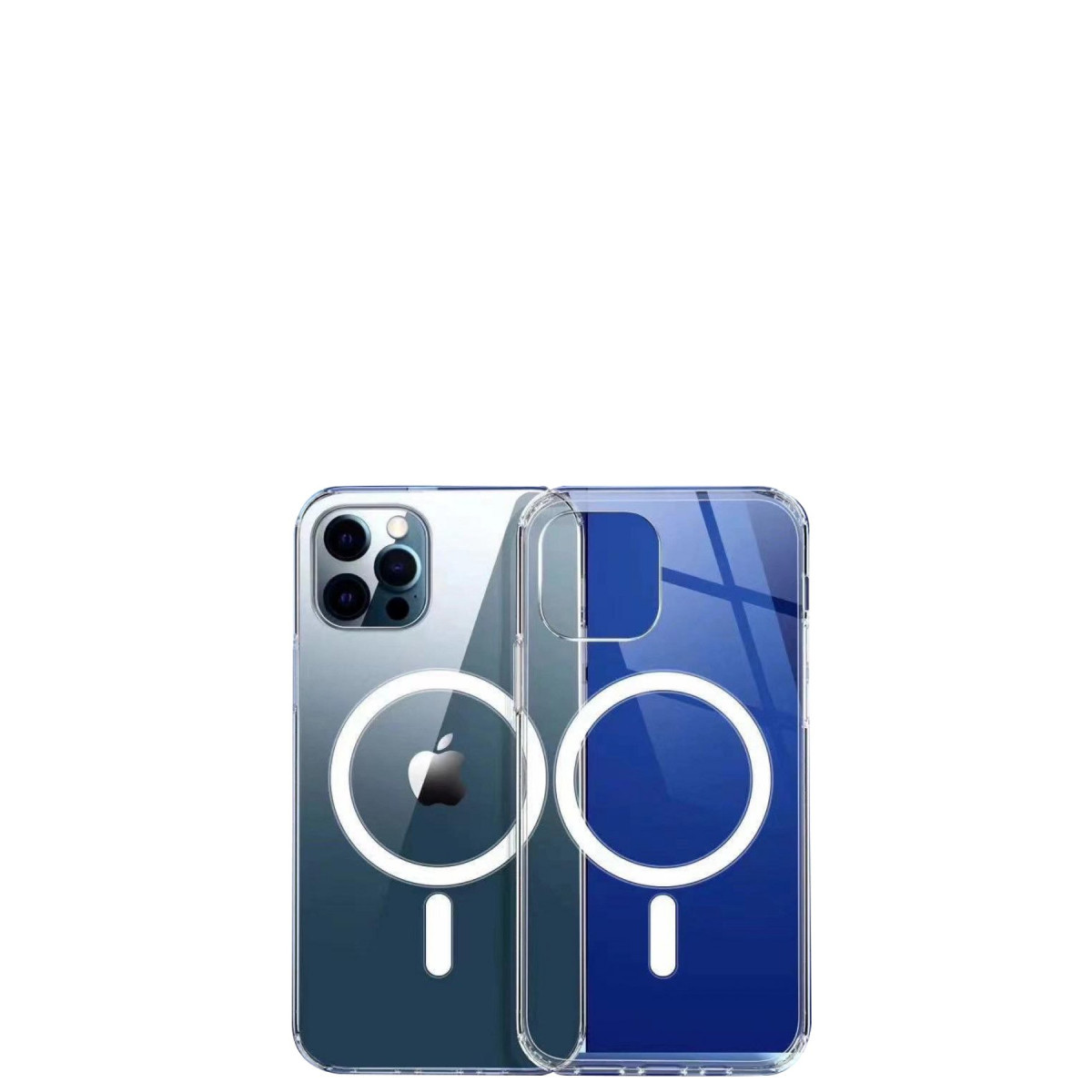 Newface Apple iPhone 12 Pro Max Kılıf Magneticsafe Şeffaf Silikon - Şeffaf — görsel 11