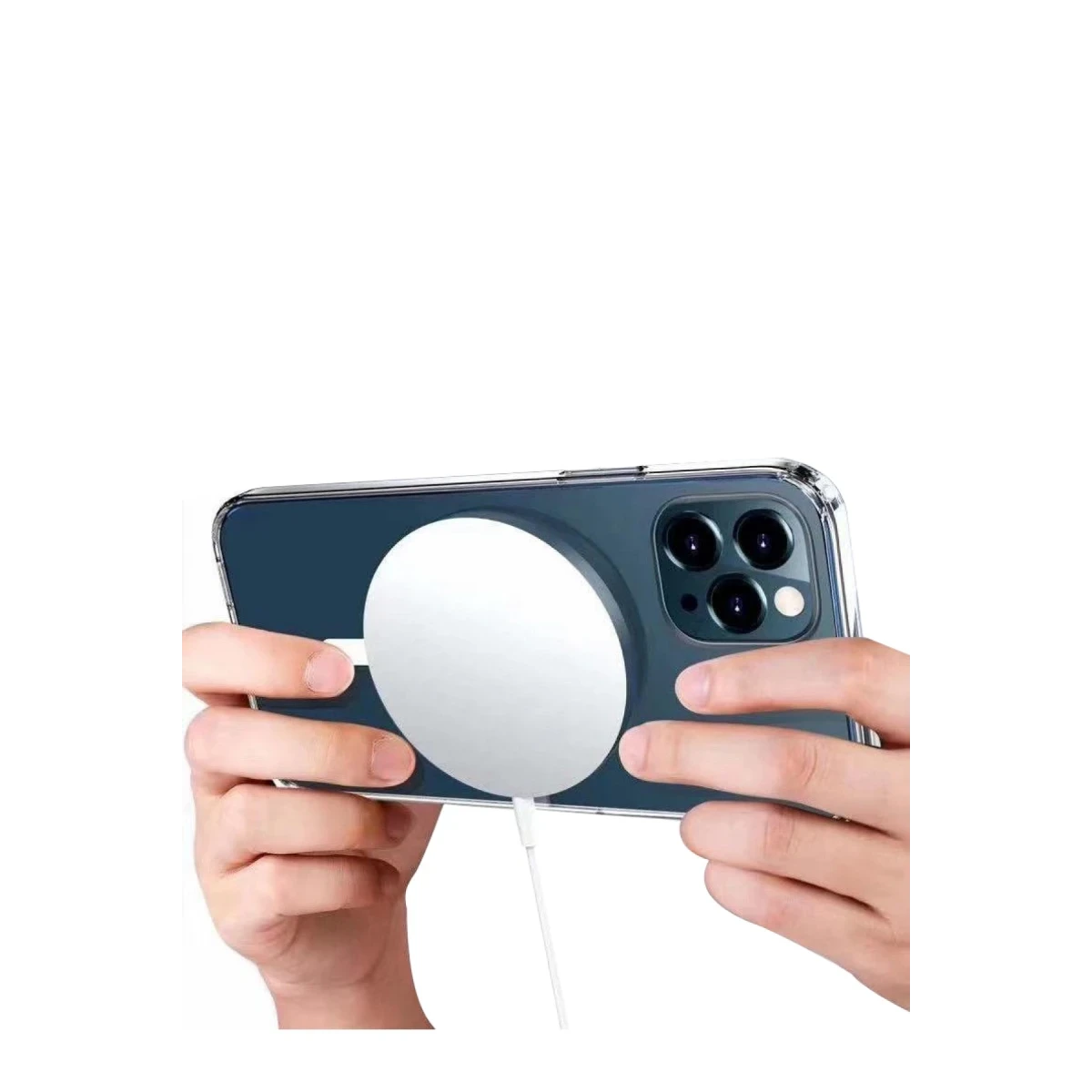Newface Apple iPhone 12 Pro Max Kılıf Magneticsafe Şeffaf Silikon - Şeffaf — görsel 8