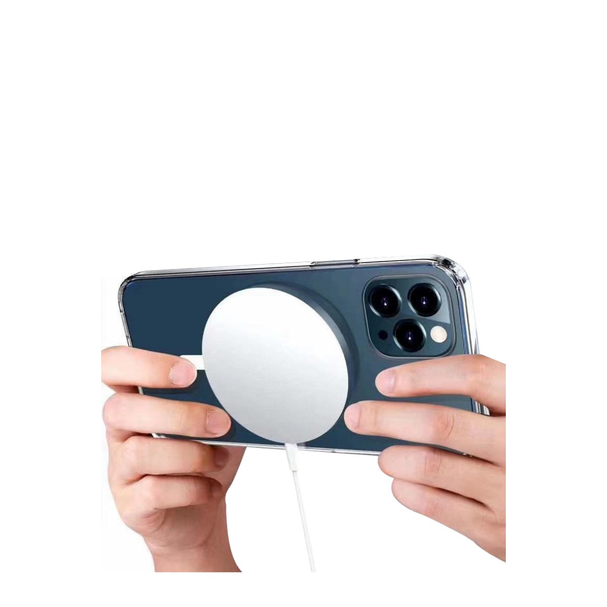 Newface Apple iPhone 12 Pro Max Kılıf Magneticsafe Şeffaf Silikon - Şeffaf — görsel 12
