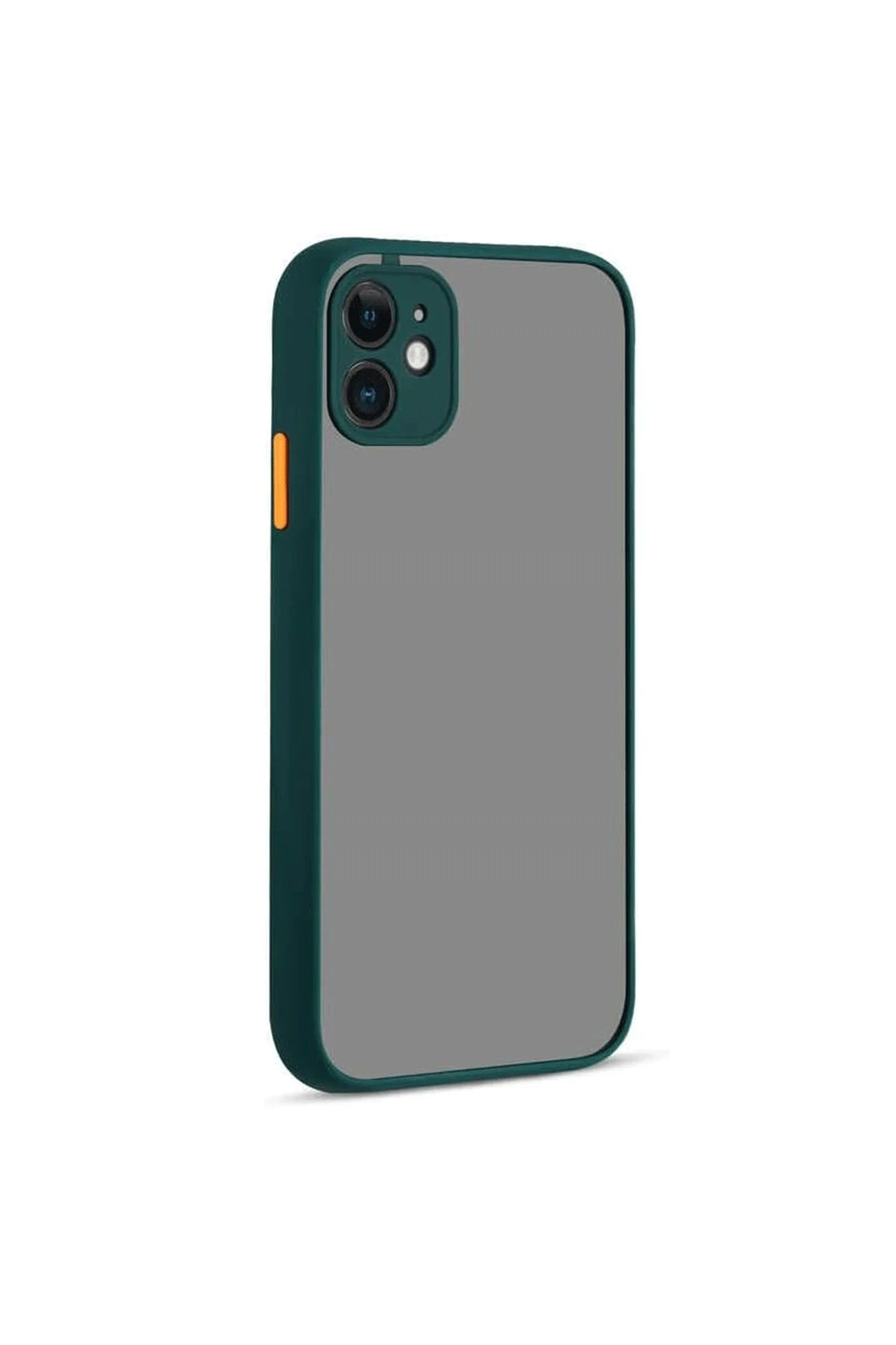 Newface iPhone 12 Kılıf Montreal Silikon Kapak - Yeşil