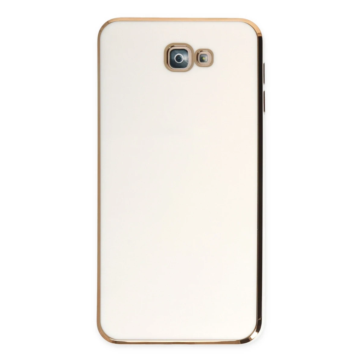 Newface Samsung Galaxy J7 Prime Kılıf Volet Silikon - Beyaz