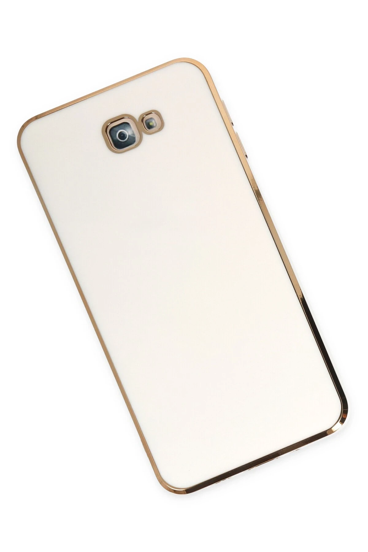 Newface Samsung Galaxy J7 Prime Kılıf Volet Silikon - Beyaz