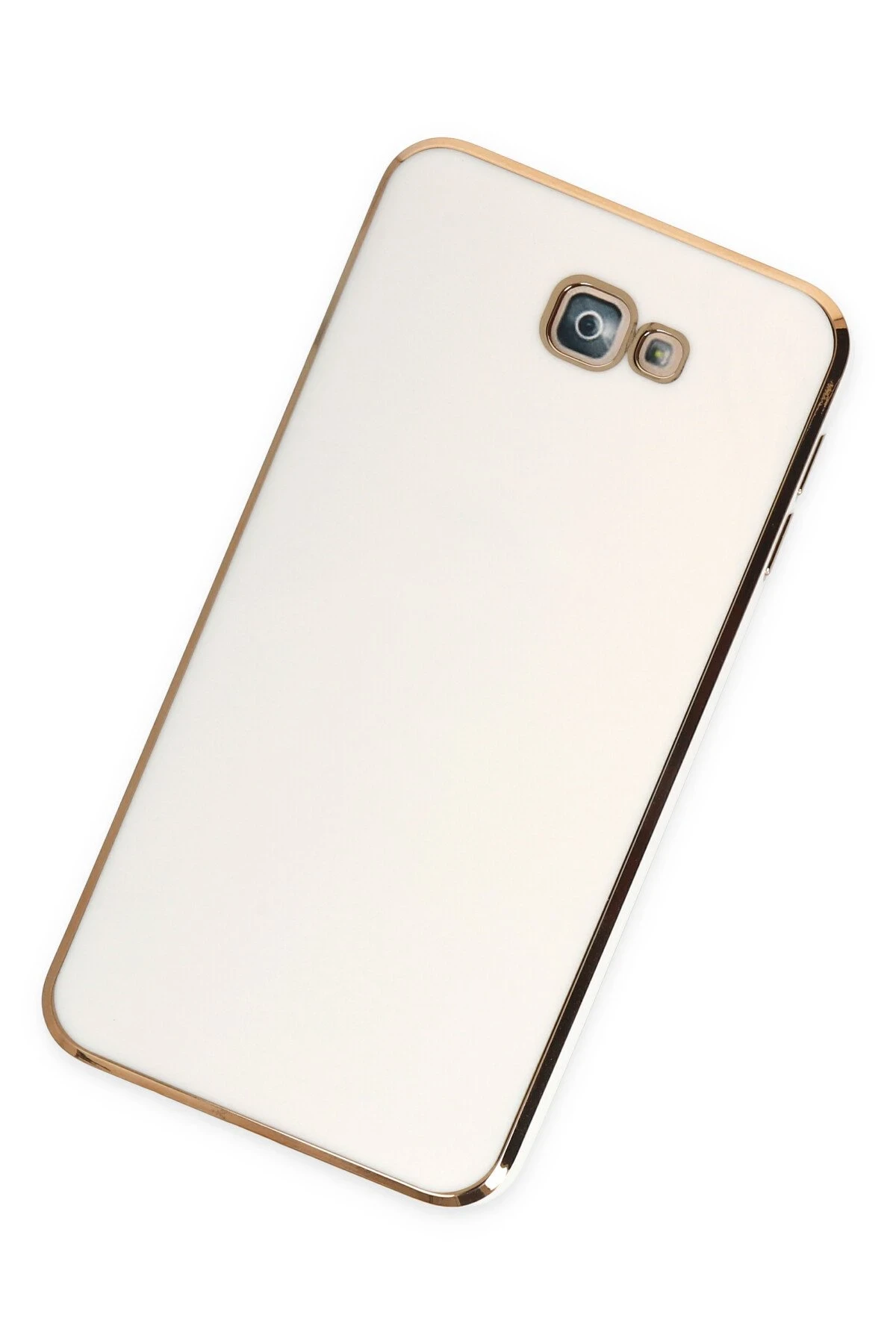 Newface Samsung Galaxy J7 Prime Kılıf Volet Silikon - Beyaz