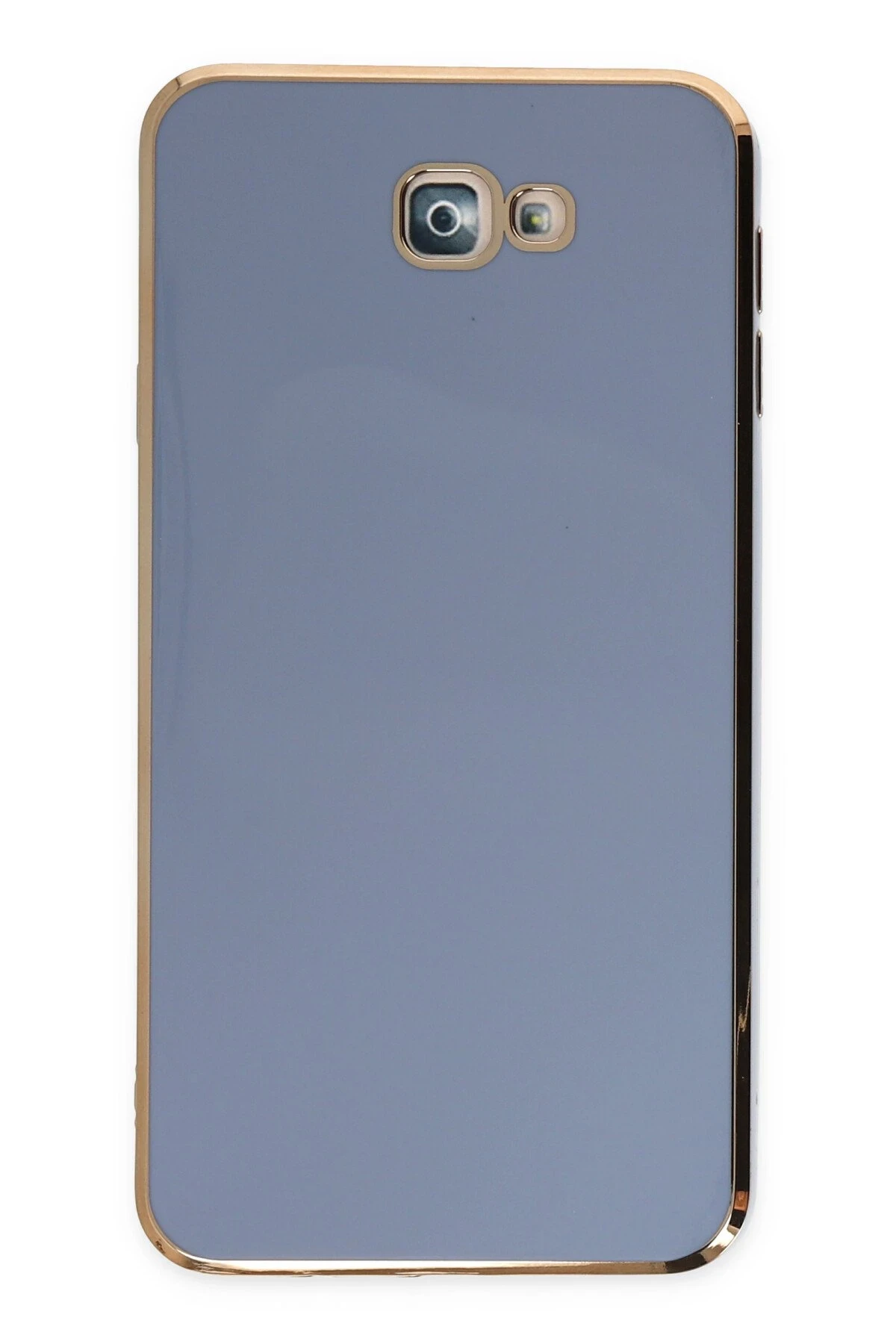 Newface Samsung Galaxy J7 Prime Kılıf Volet Silikon - Mavi