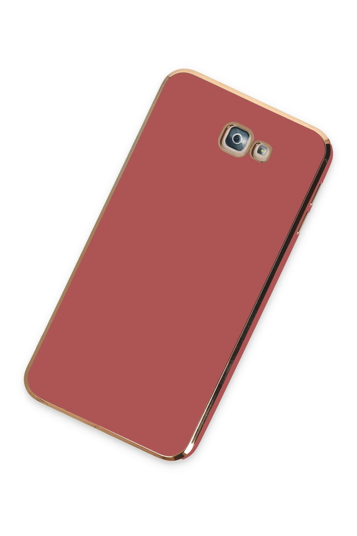 Newface Samsung Galaxy J7 Prime Kılıf Volet Silikon - Kırmızı