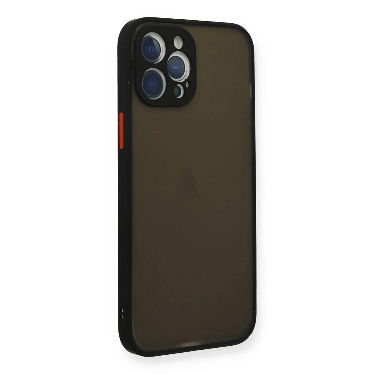 Newface Apple iPhone 12 Pro Kılıf Montreal Silikon Kapak - Siyah — görsel 5