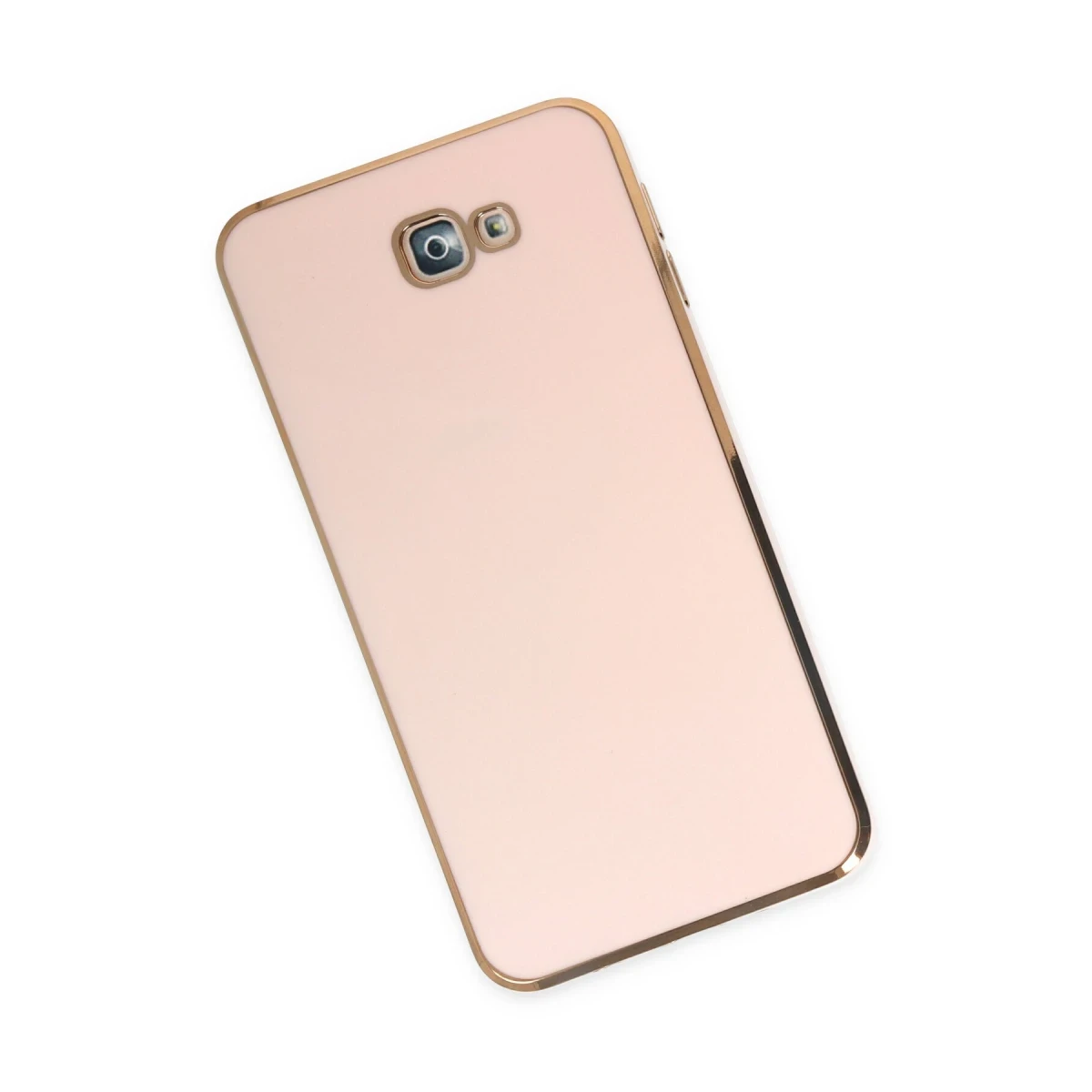 Newface Samsung Galaxy J7 Prime Kılıf Volet Silikon - Pembe