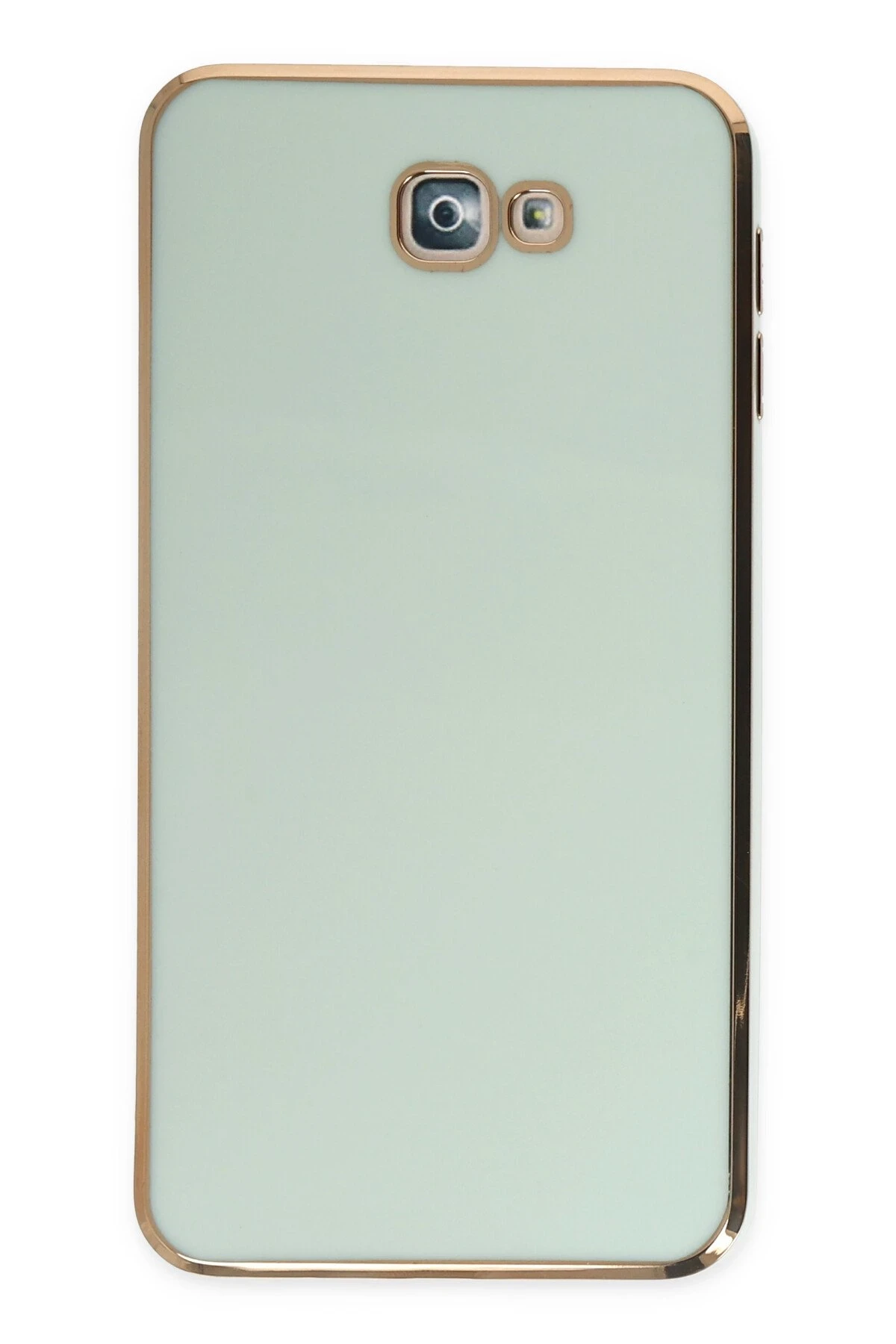 Newface Samsung Galaxy J7 Prime Kılıf Volet Silikon - Açık Yeşil