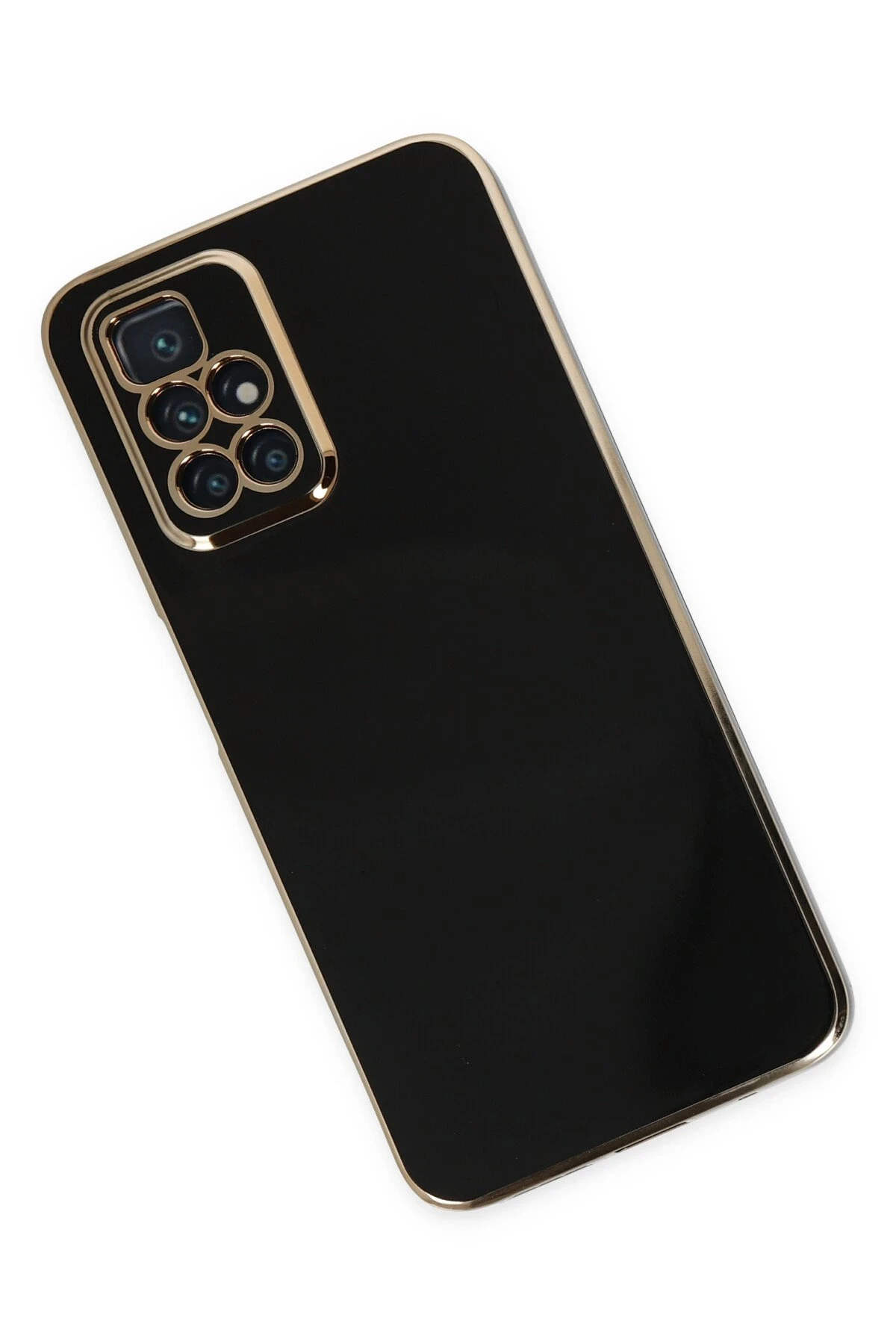 Newface Xiaomi Redmi 10 2022 Kılıf Volet Silikon - Siyah