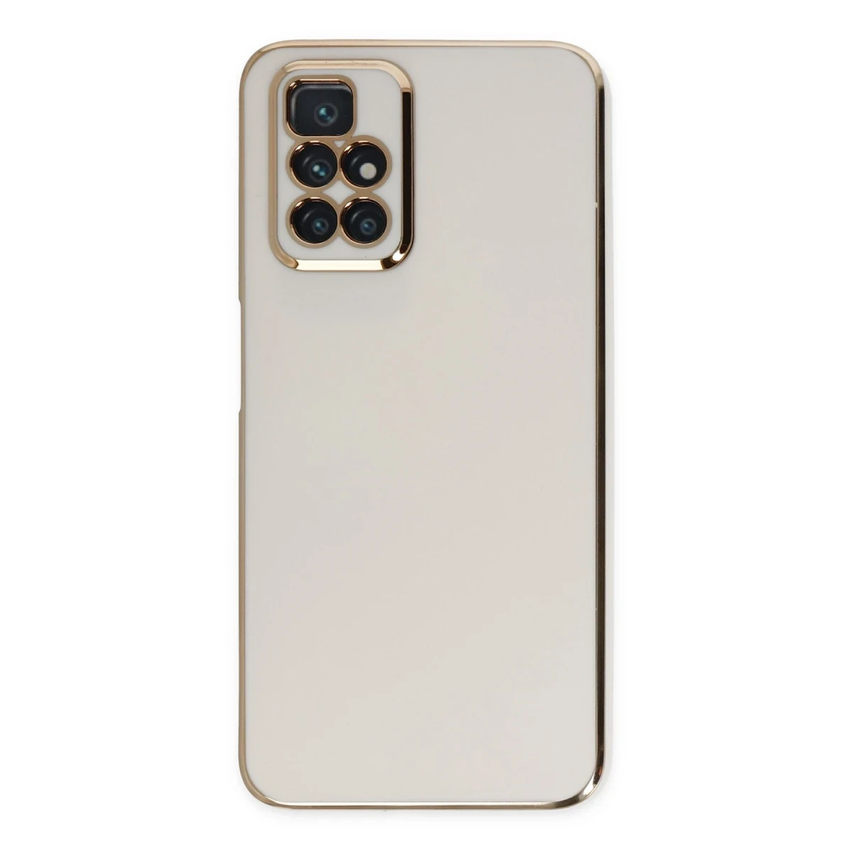 Xiaomi Redmi 10 2022 Kılıf Volet Silikon - Beyaz