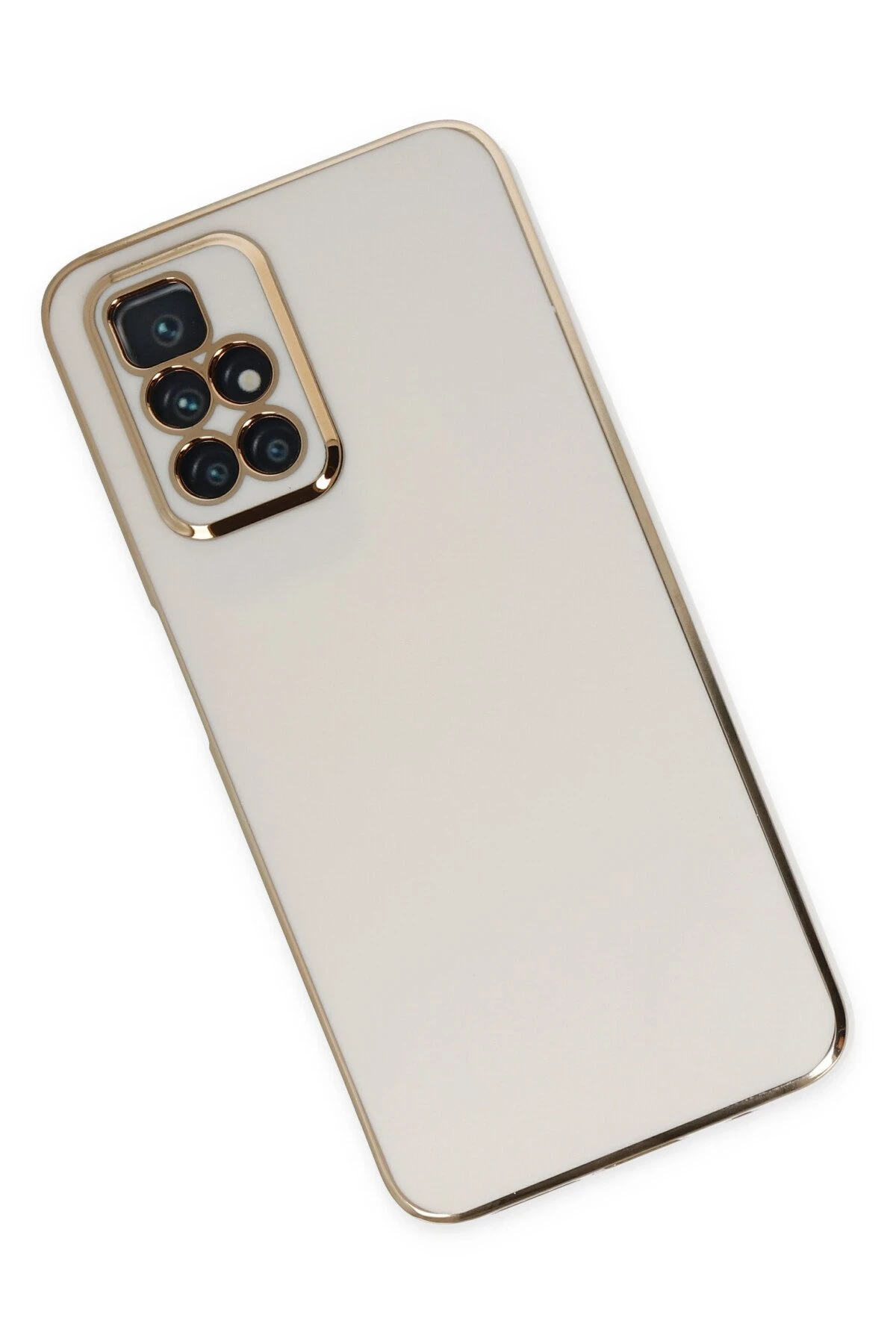 Newface Xiaomi Redmi 10 2022 Kılıf Volet Silikon - Beyaz