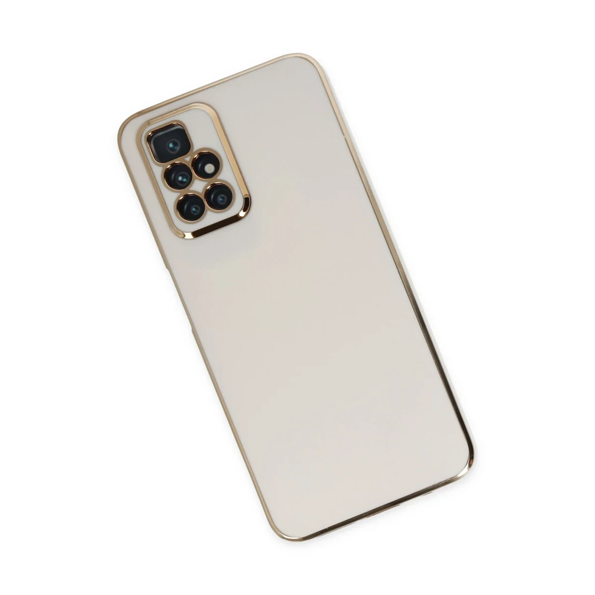 Xiaomi Redmi 10 2022 Kılıf Volet Silikon - Beyaz