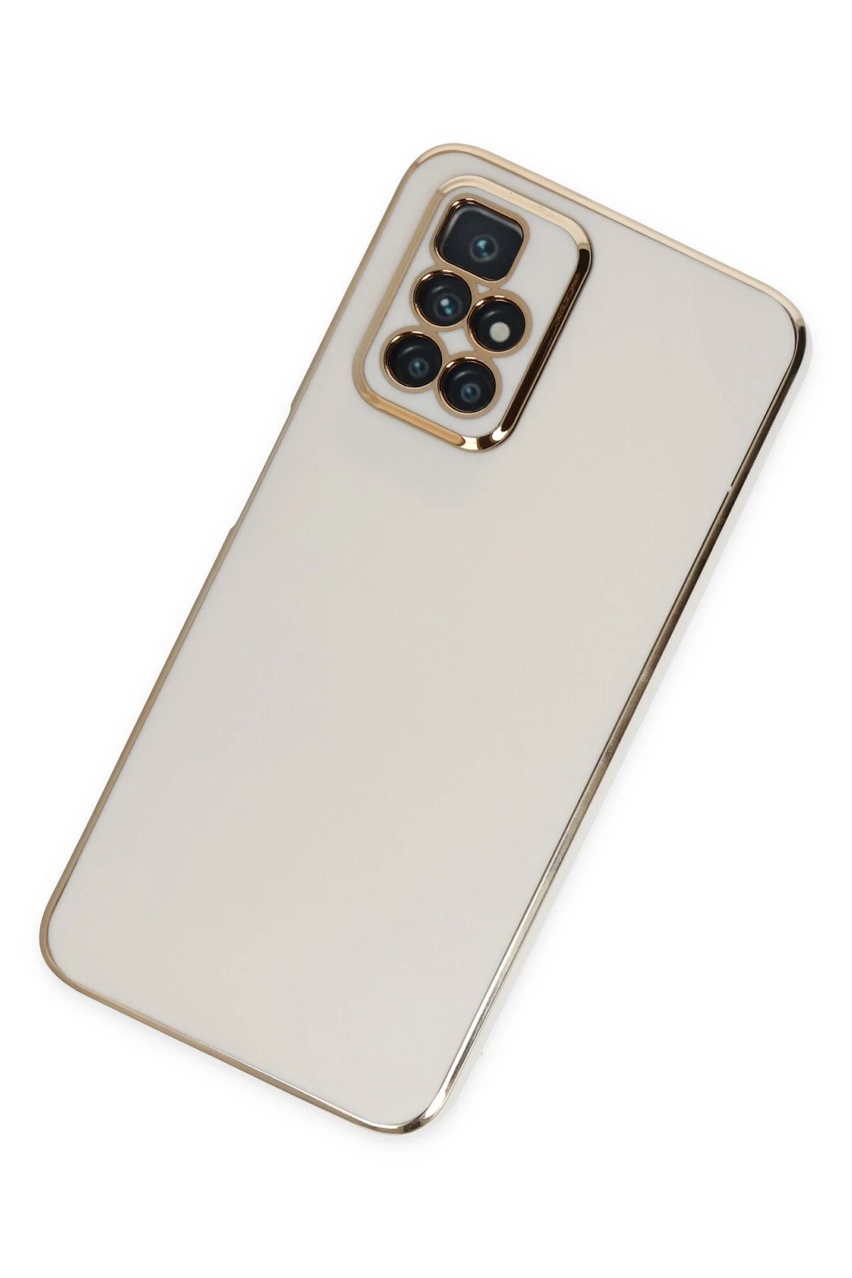 Newface Xiaomi Redmi 10 2022 Kılıf Volet Silikon - Beyaz