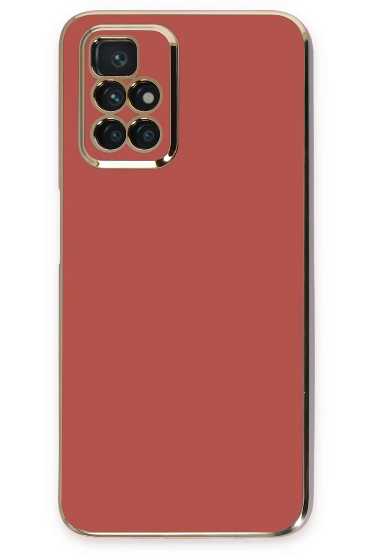 Newface Xiaomi Redmi 10 2022 Kılıf Volet Silikon - Kırmızı